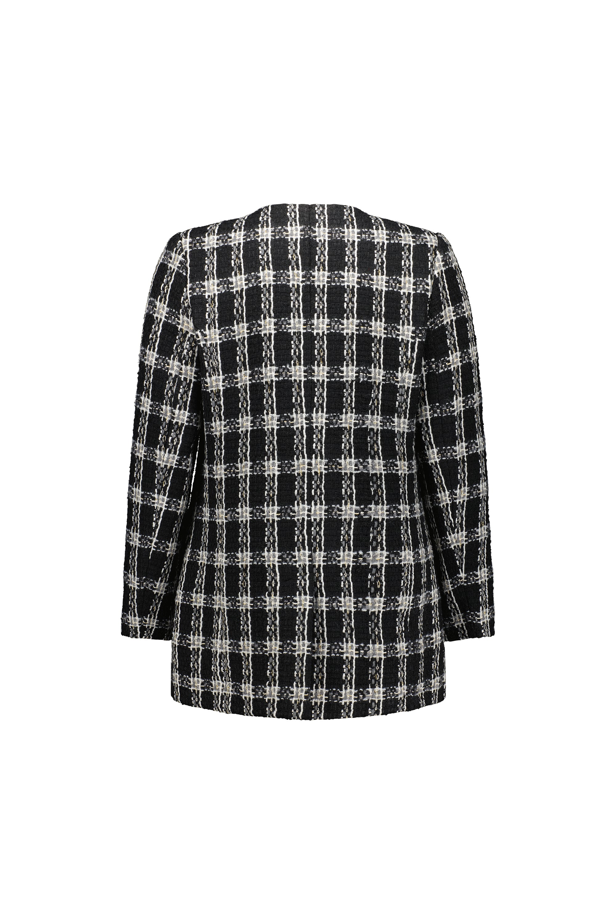 2081 Starlight - Mid Length Collarless Coat - Vassalli