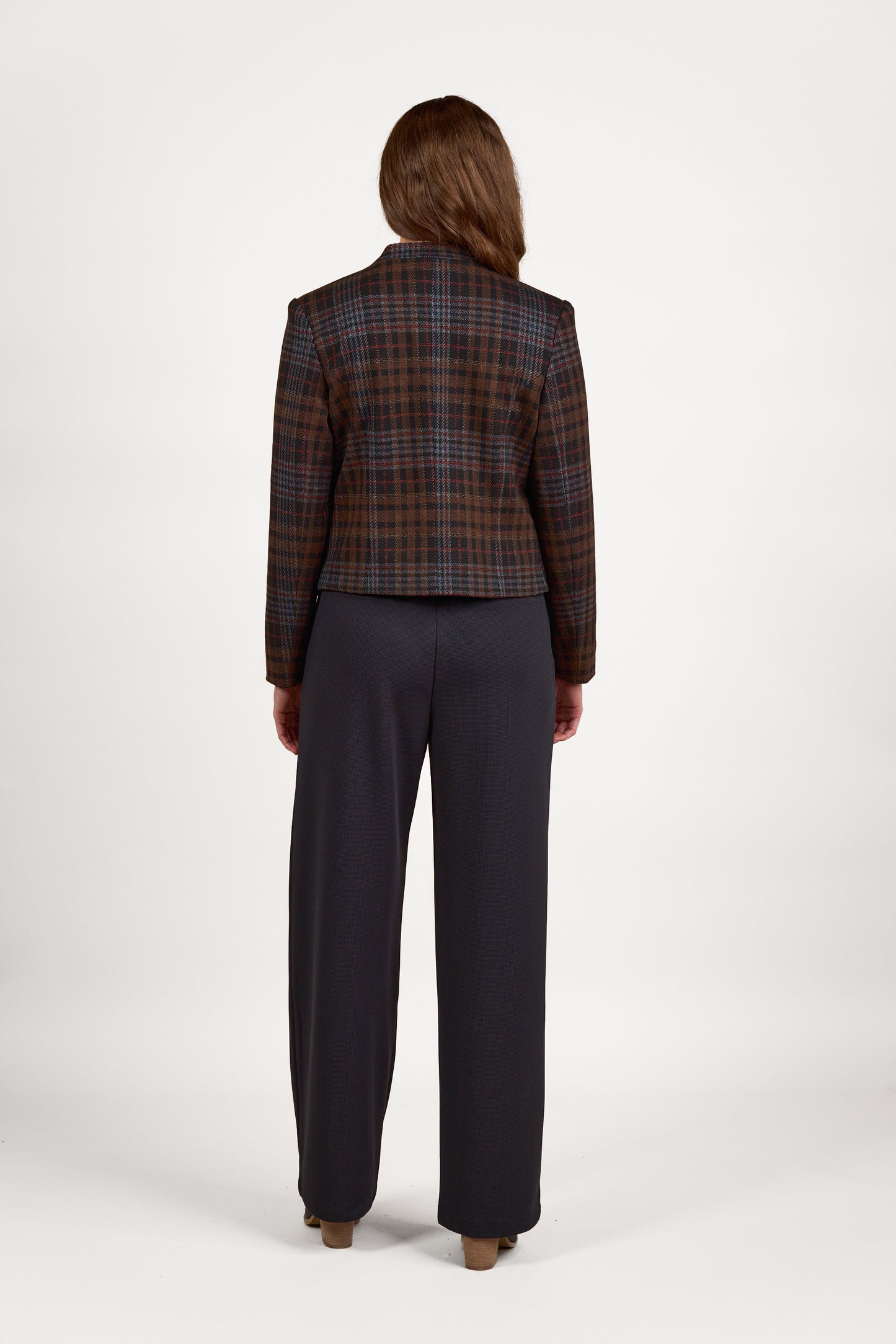 2084 Soho - Collarless Short Jacket with Concealed Zip - Vassalli