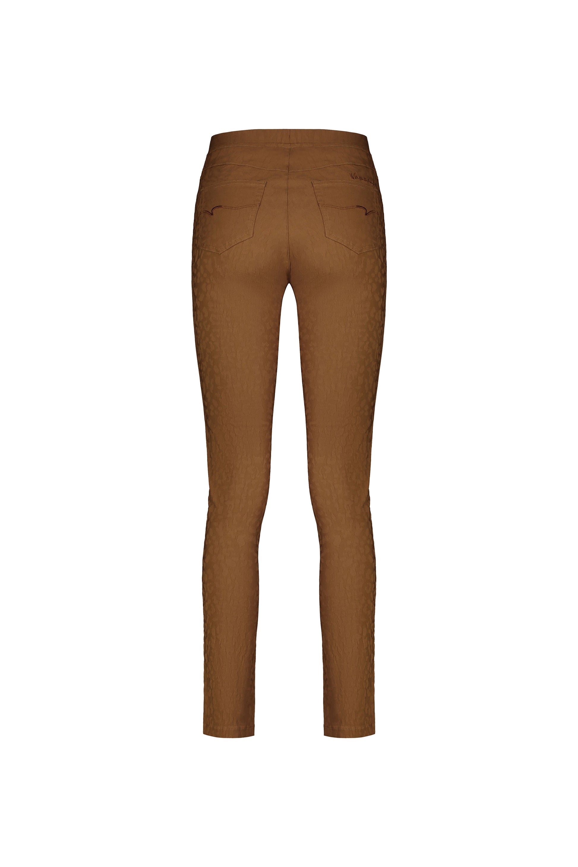 230AF Spice - Skinny Leg Full Length Embossed Pull-On - Vassalli