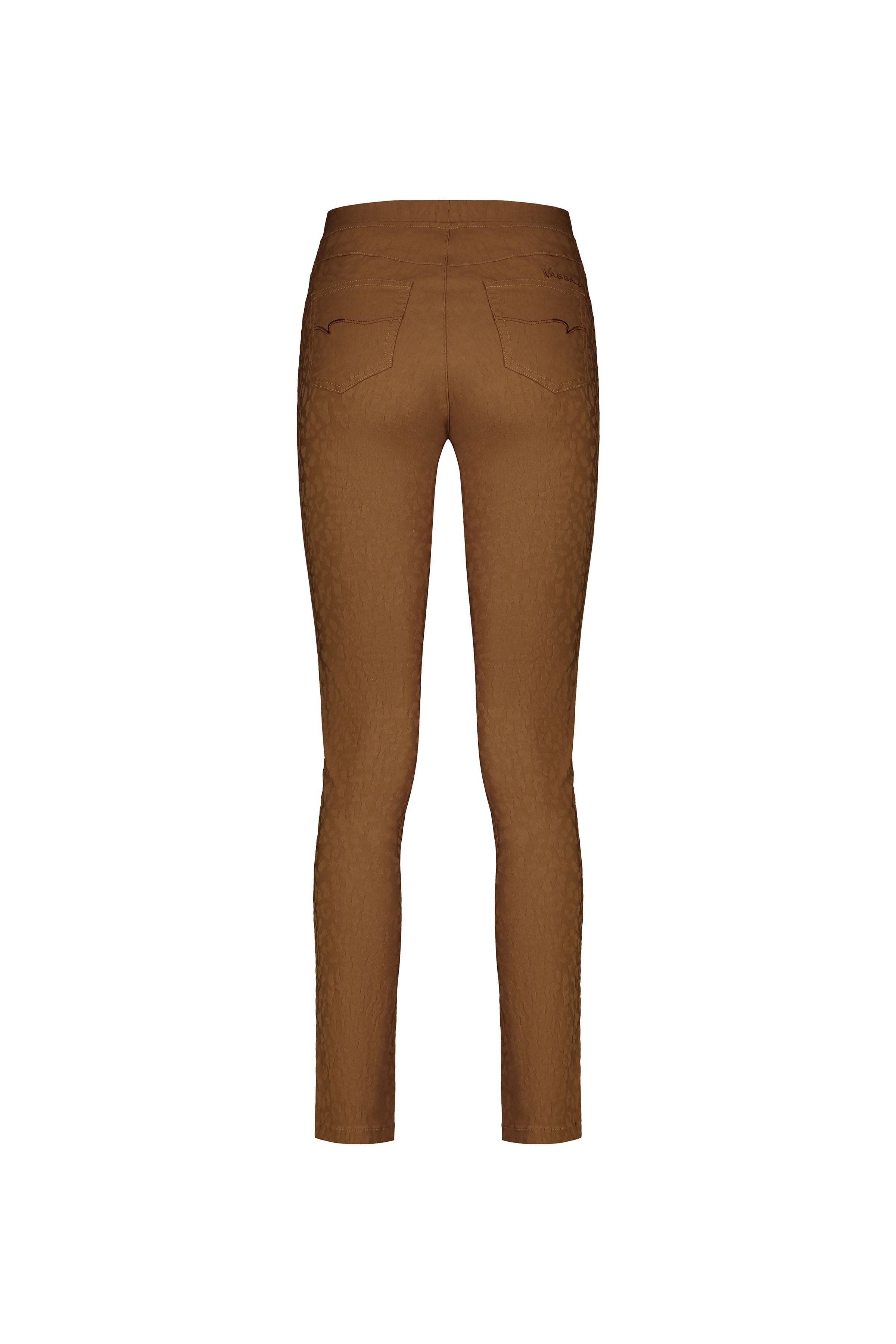 230AF Spice - Skinny Leg Full Length Embossed Pull-On - Vassalli