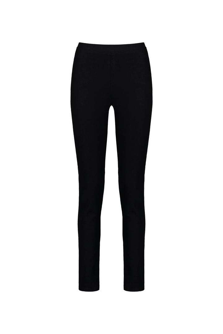 230 Black Denim - Skinny Leg Full Length Denim Pull-On - Vassalli