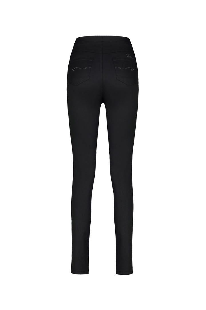 230D Black - Skinny Leg Full Length Spray on Pull-On - Vassalli