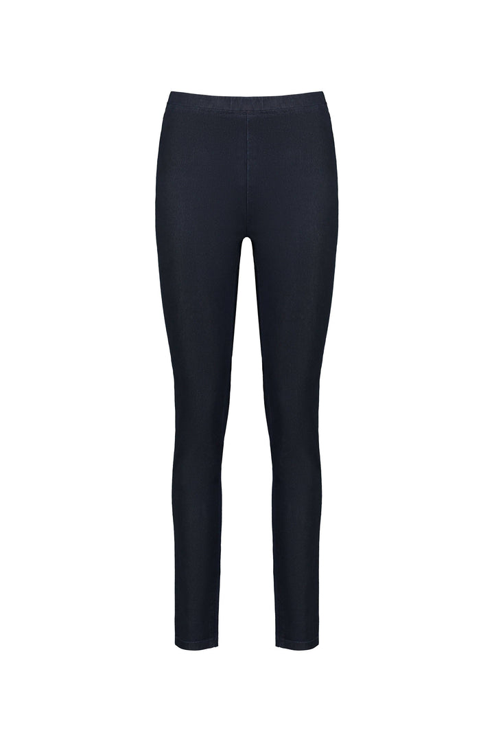 230 Indigo Denim - Skinny Leg Full Length Denim Pull-On - Vassalli