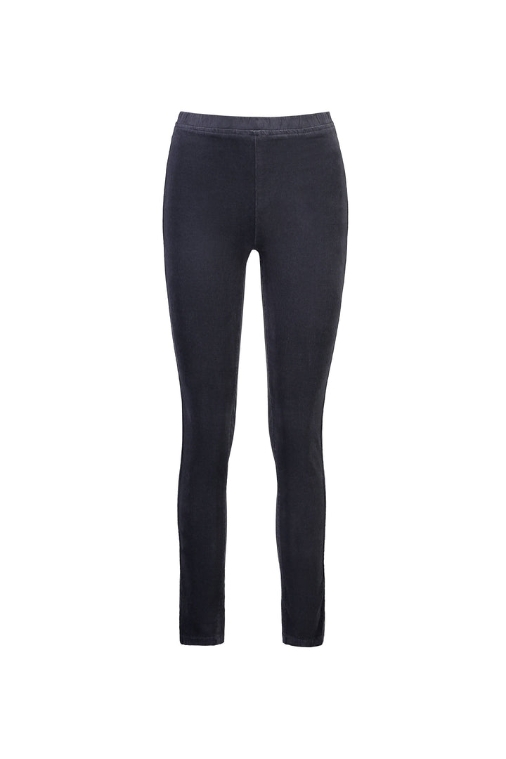 230M Graphite - Skinny Leg Full Length Cord Pull-On - Vassalli
