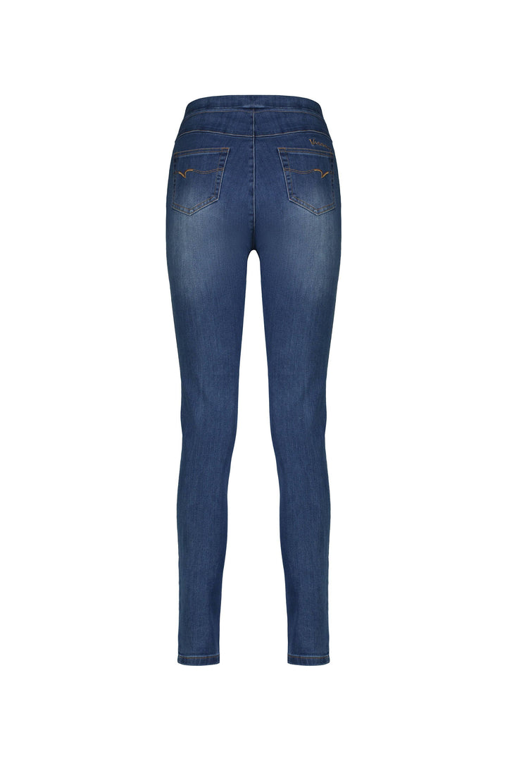230 New Blue - Skinny Leg Full Length Denim Pull-On - Vassalli