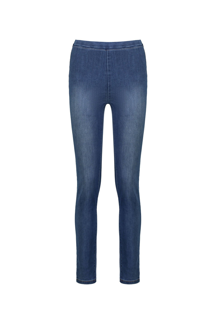 230 New Blue - Skinny Leg Full Length Denim Pull-On - Vassalli