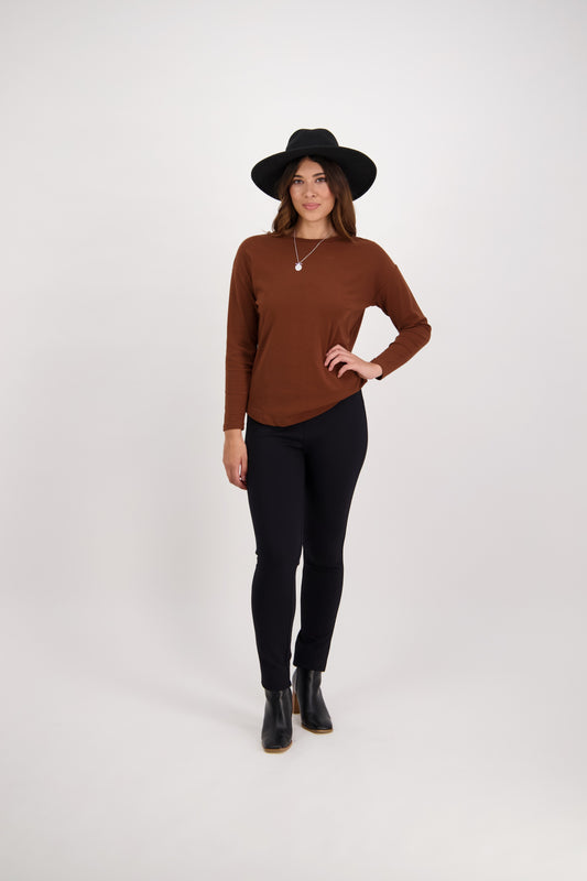 230 Vertex - Skinny Leg Full Length Printed Ponti Pull-On - Vassalli