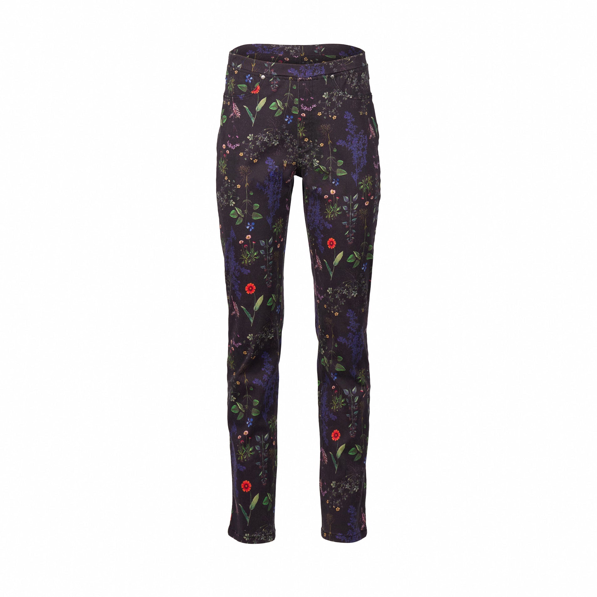 234A Halo - Slim Leg Full Length Printed Pull On - Vassalli