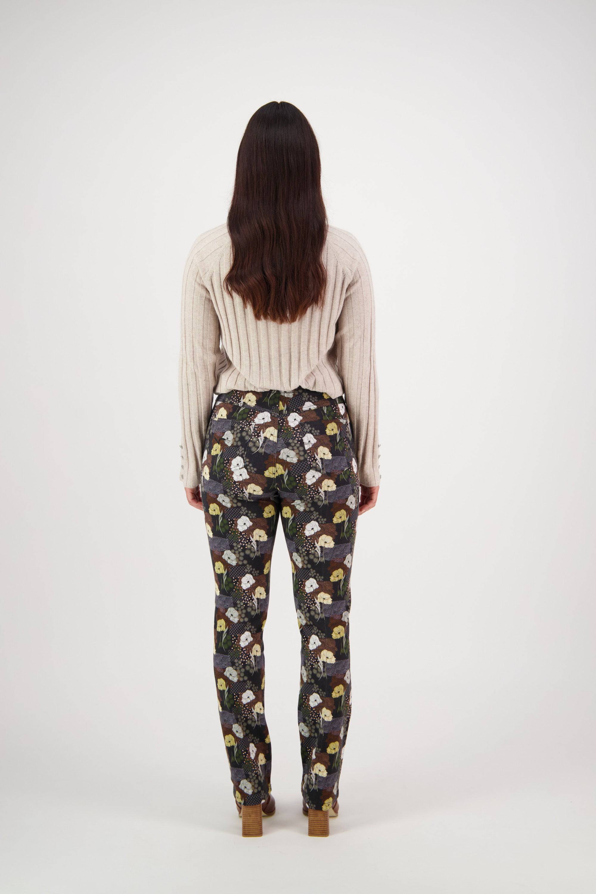 234A Karma - Slim Leg Full Length Printed Pull-On - Vassalli