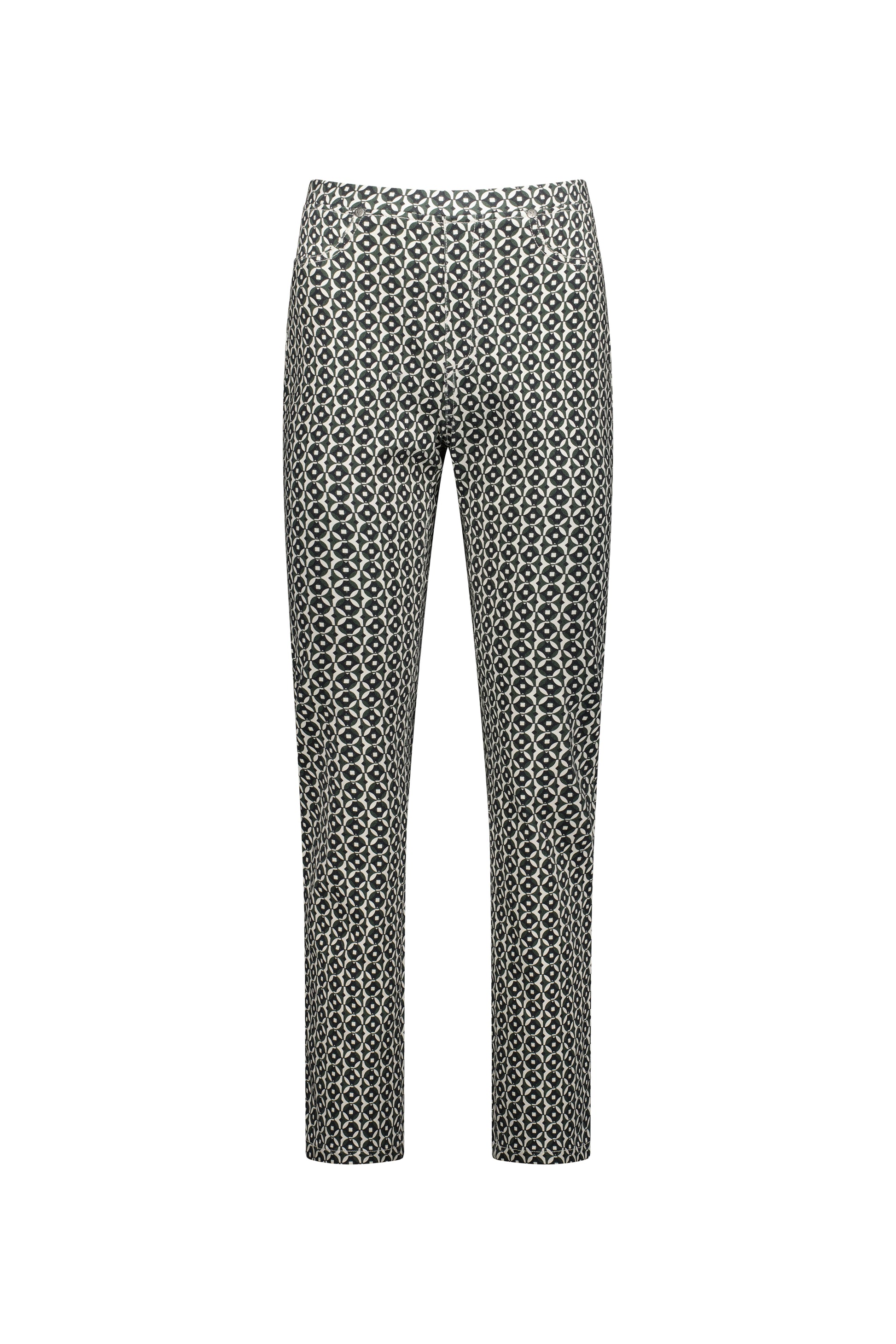 234A Vault - Slim Leg Full Length Printed Pull On - Vassalli