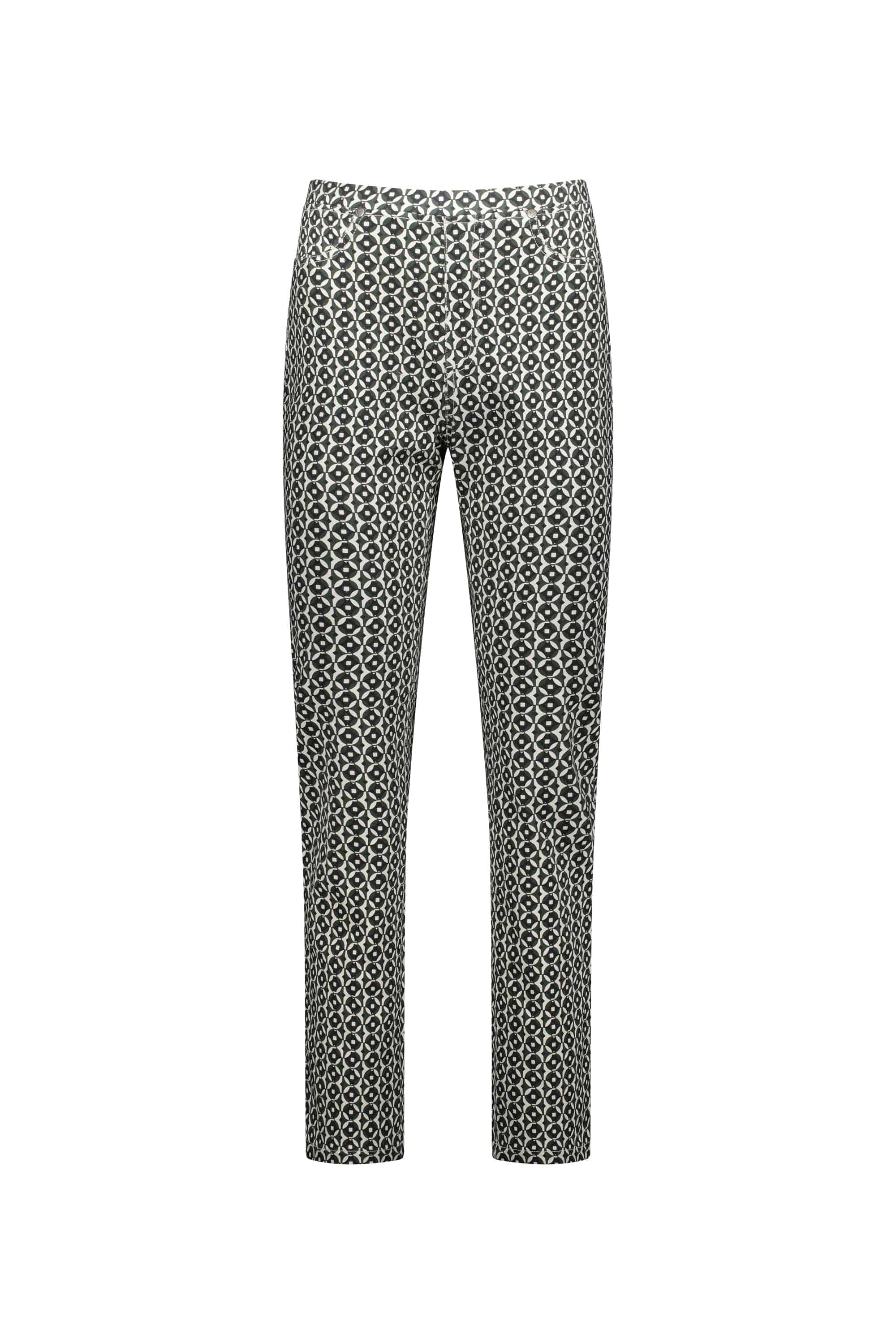234A Vault - Slim Leg Full Length Printed Pull-On - Vassalli