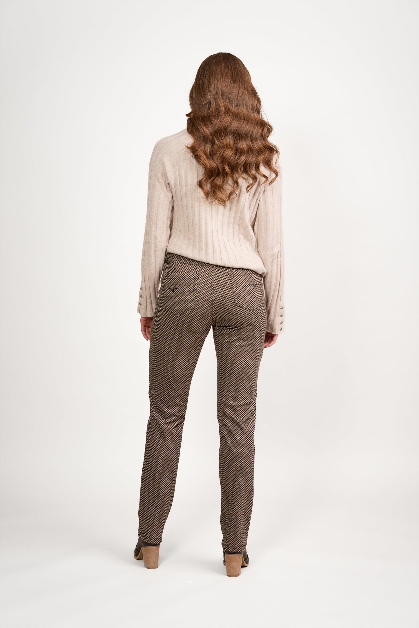 234B Brentwood - Slim Leg Full Length Knit Pull On - Vassalli