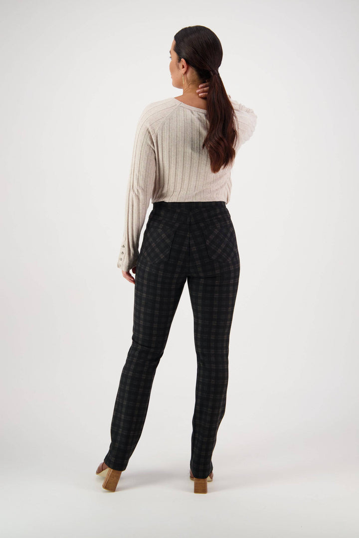 234 Halifax - Slim Leg Full Length Ponti Pull-On - Vassalli