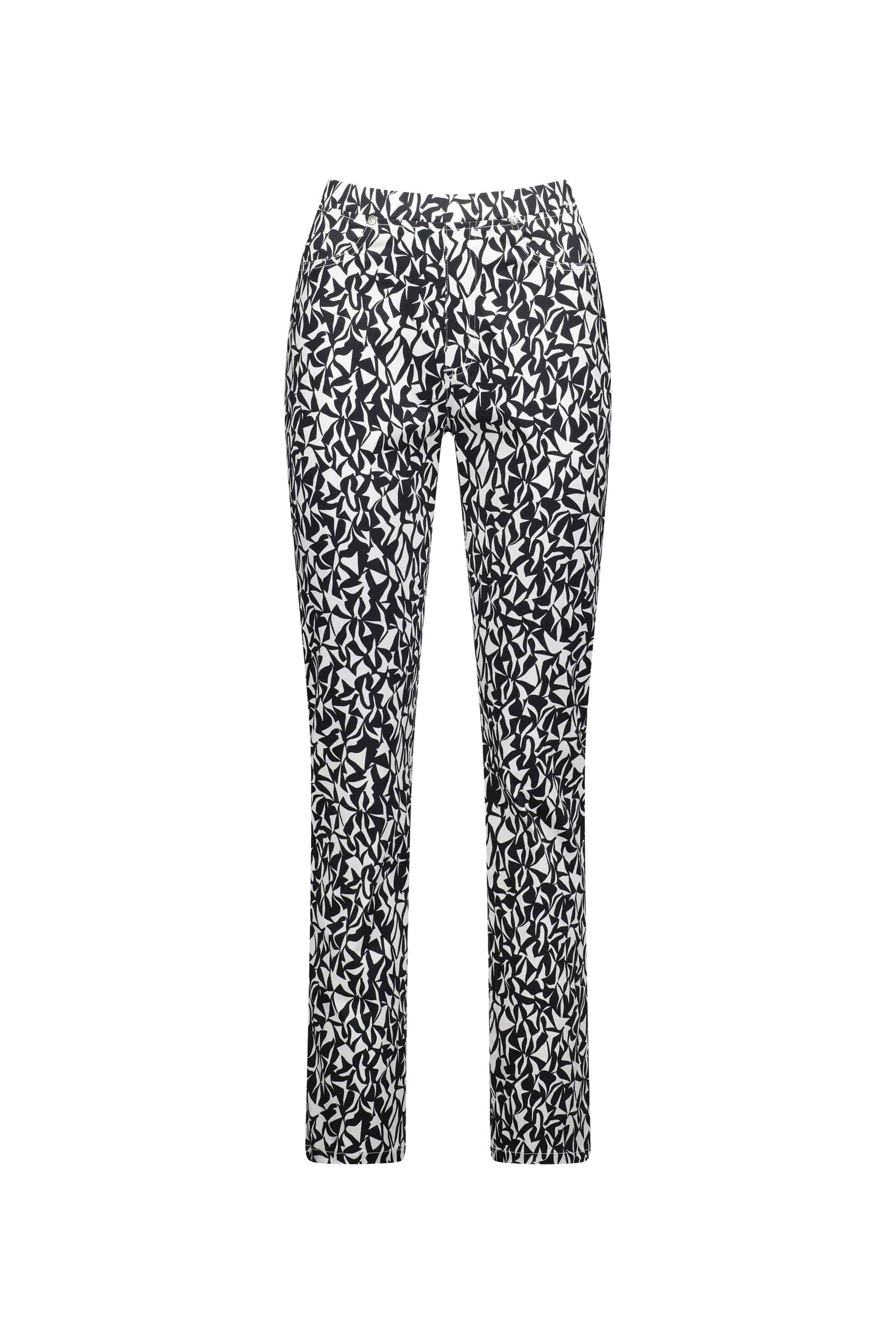 234LW Accent - Printed Slim Leg Full Length Lightweight Pull-On - Vassalli