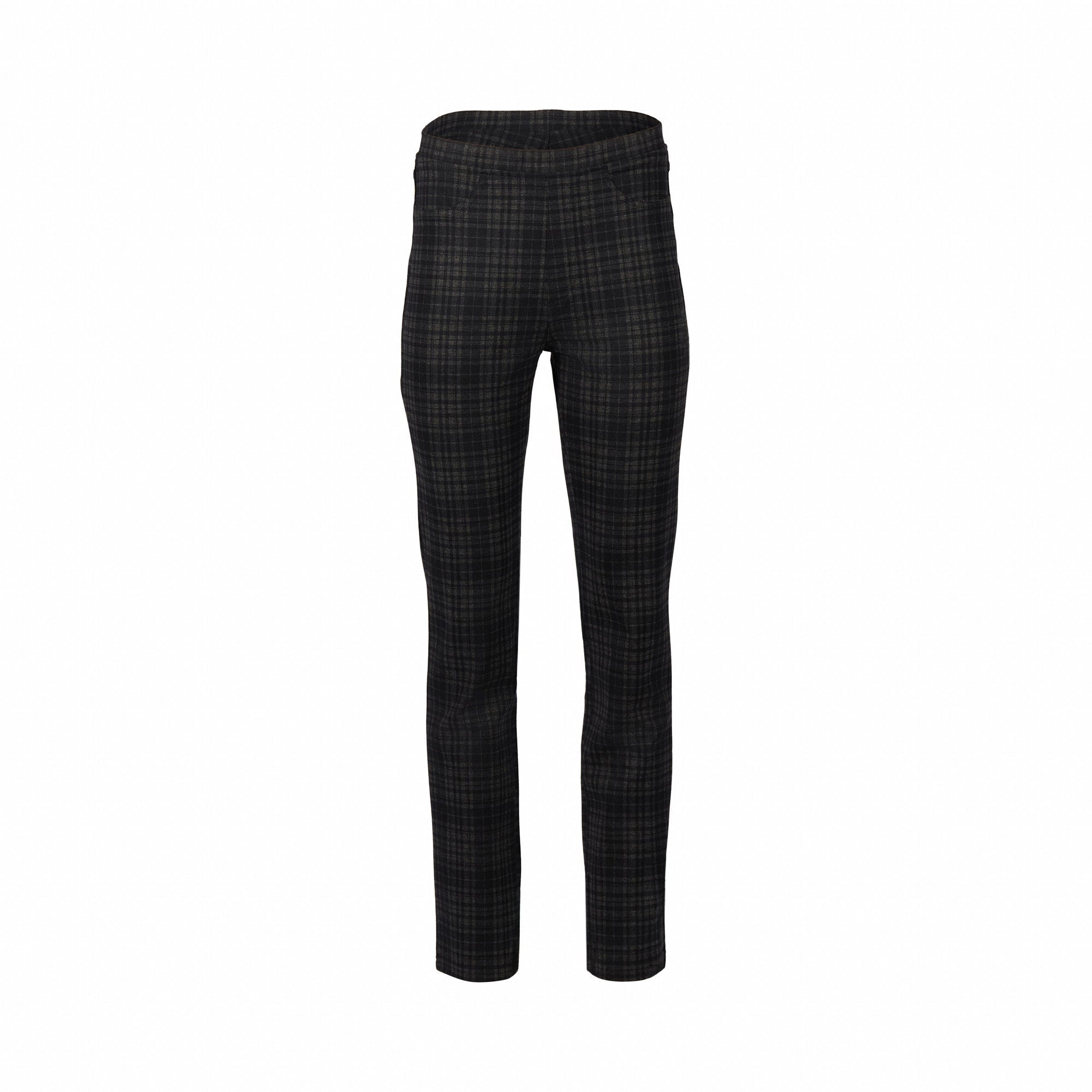 234 Bennett - Slim Leg Full Length Printed Ponti Pull-On - Vassalli