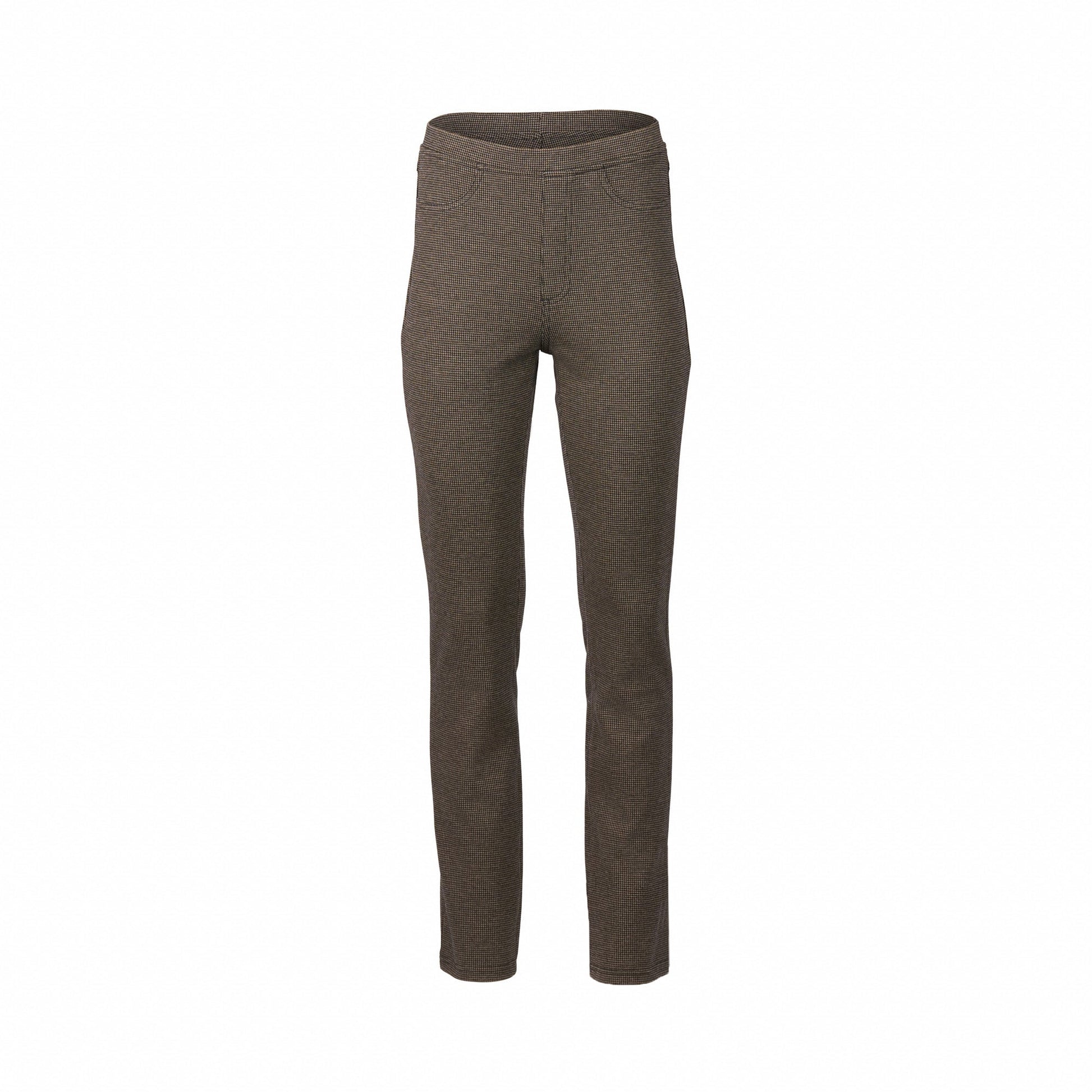 234 Harlow - Slim Leg Full Length Printed Ponti Pull On - Vassalli