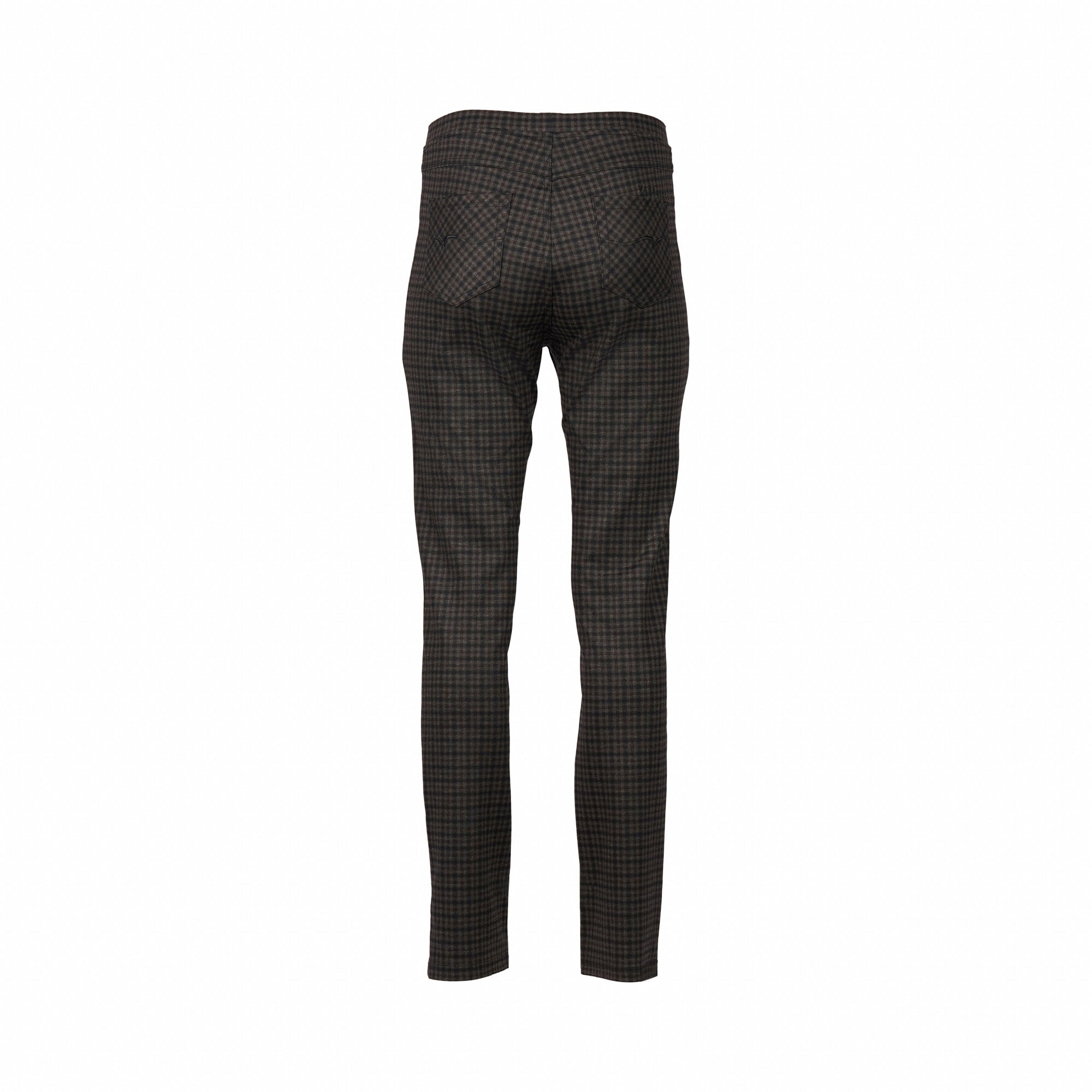 234 Vincent - Slim Leg Full Length Printed Ponti Pull-On - Vassalli