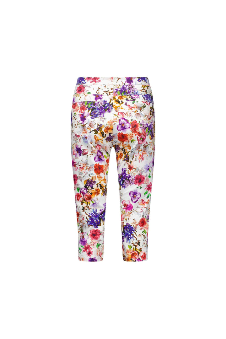 261LW Burst - Printed Skinny Leg 3/4 Length Lightweight Pull-On - Vassalli