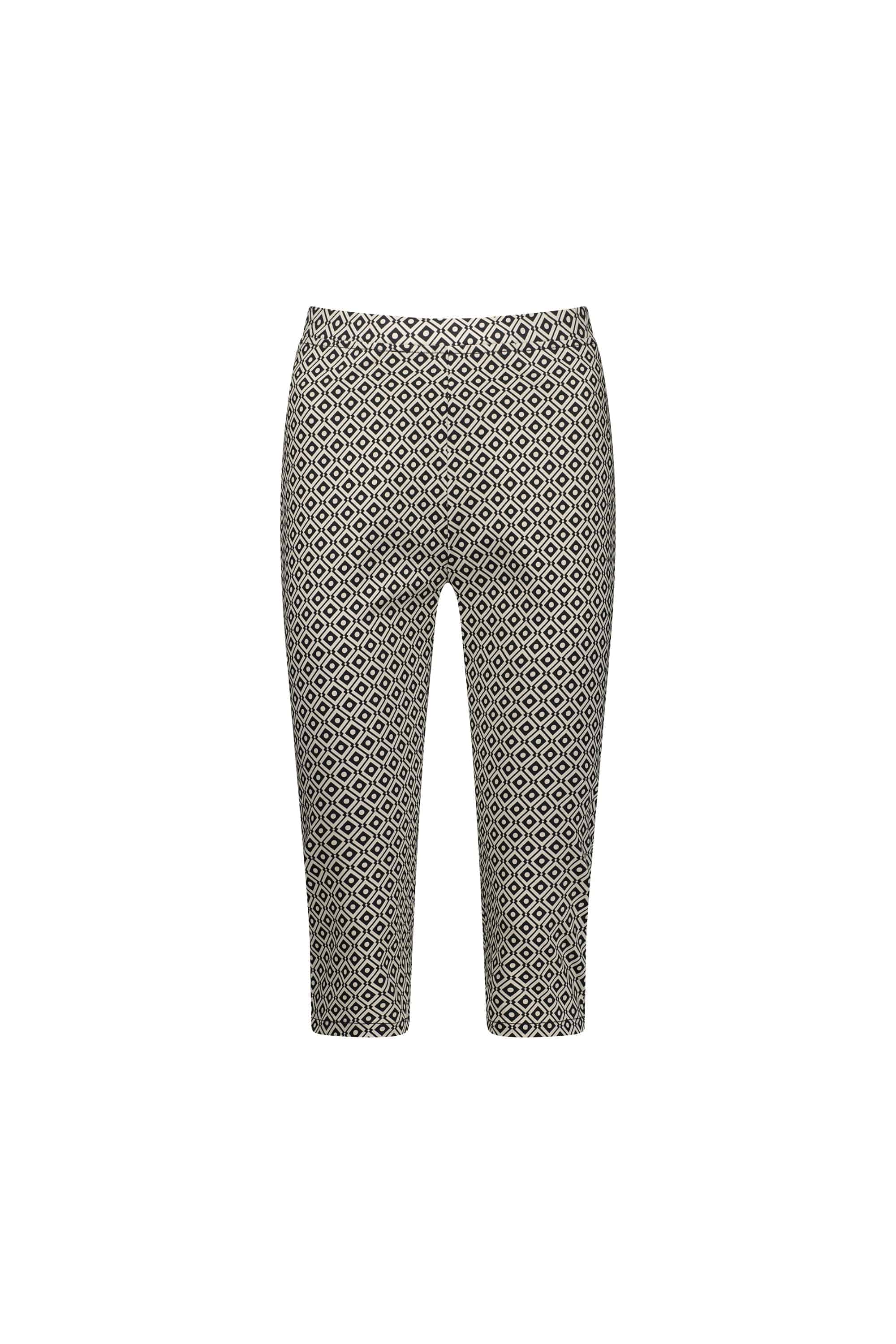 261LW Sahara - Printed Skinny Leg 3/4 Length Lightweight Pull-On - Vassalli