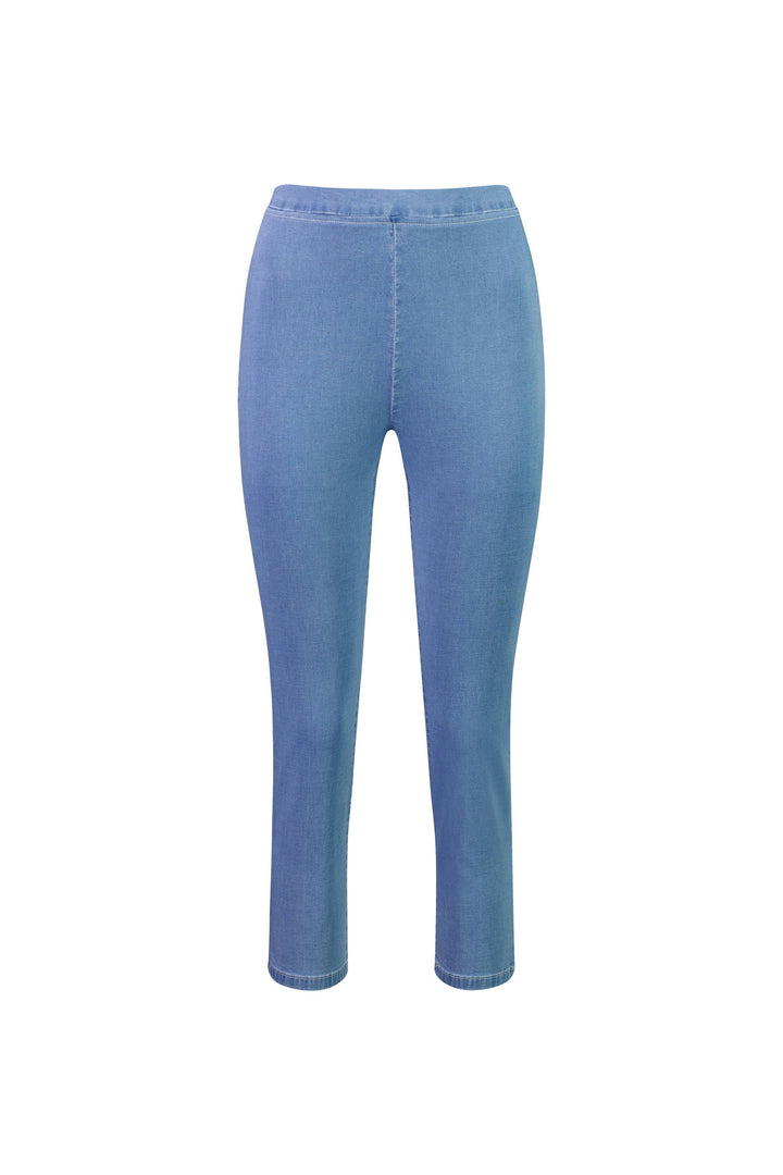 271 Ice - Skinny Leg 7/8 Length Lightweight Denim Pull-On - Vassalli