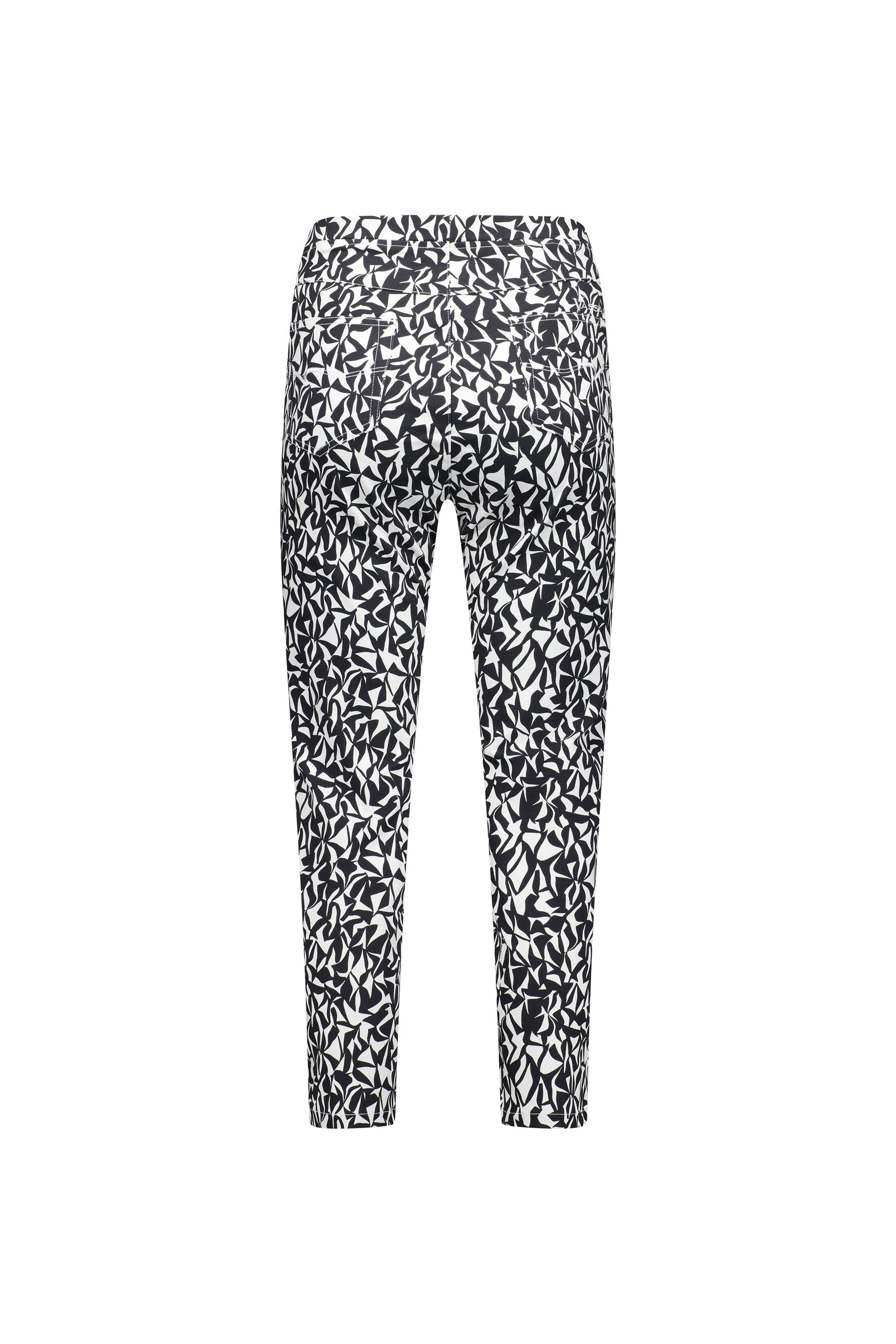 271LW Accent - Printed Skinny Leg 7/8 Length Lightweight Pull-On - Vassalli