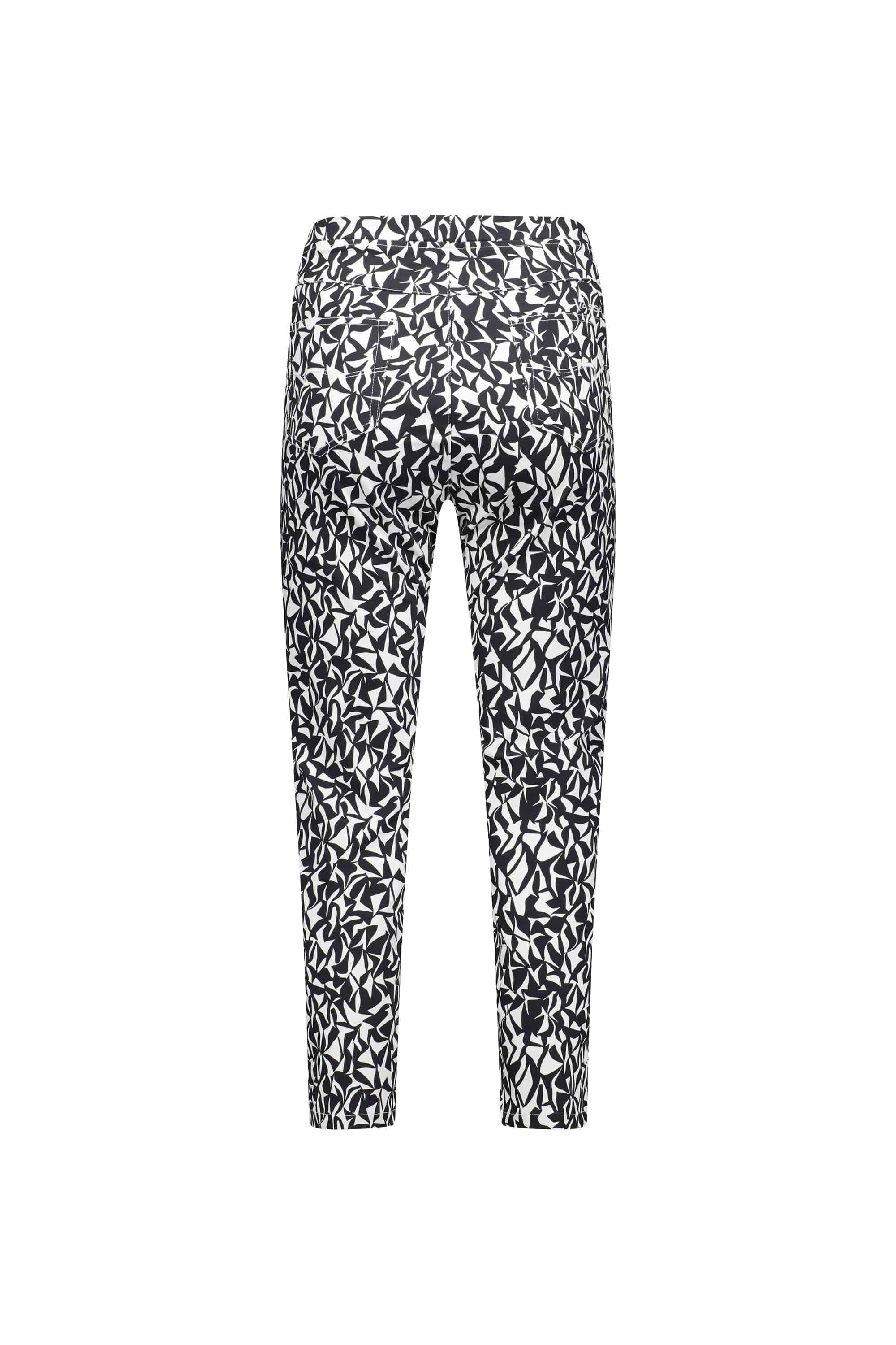 271LW Accent - Printed Skinny Leg 7/8 Length Lightweight Pull-On - Vassalli
