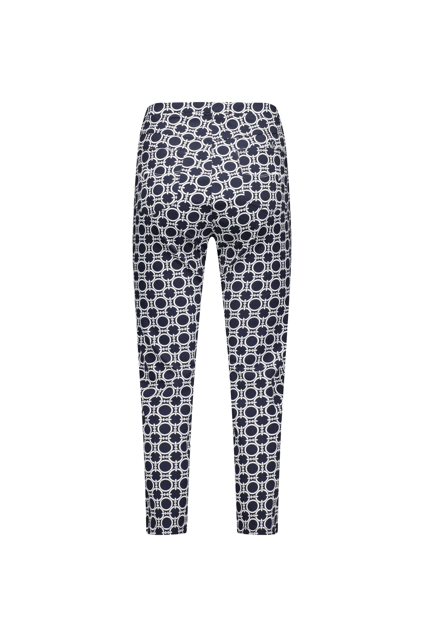 271LW Arlo - Printed Skinny Leg 7/8 Length Lightweight Pull On - Vassalli