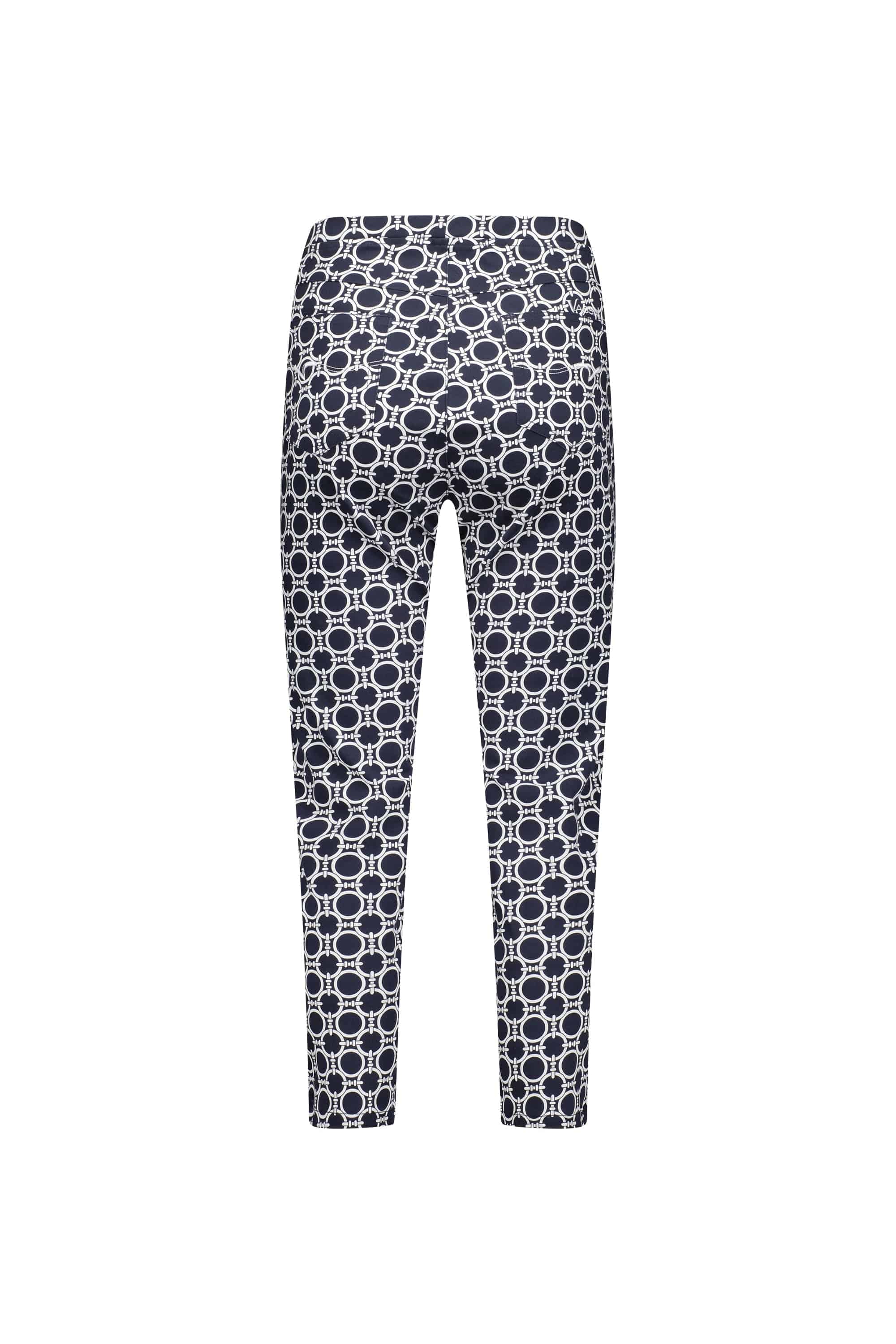 271LW Arlo - Printed Skinny Leg 7/8 Length Lightweight Pull-On - Vassalli