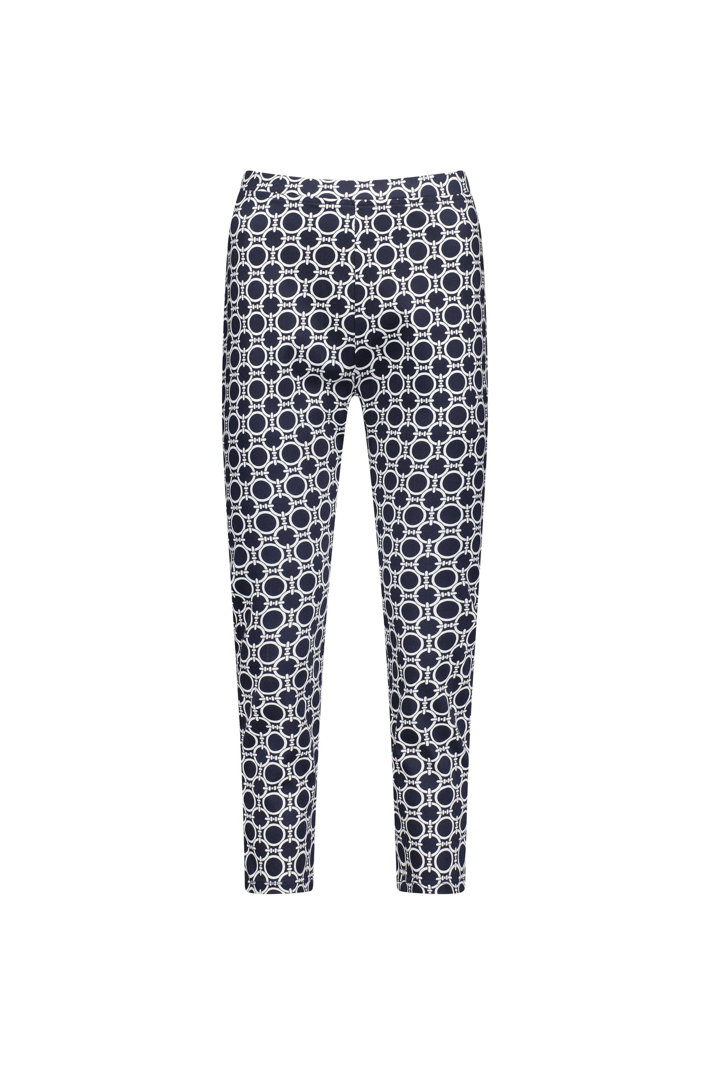 271LW Arlo - Printed Skinny Leg 7/8 Length Lightweight Pull On - Vassalli