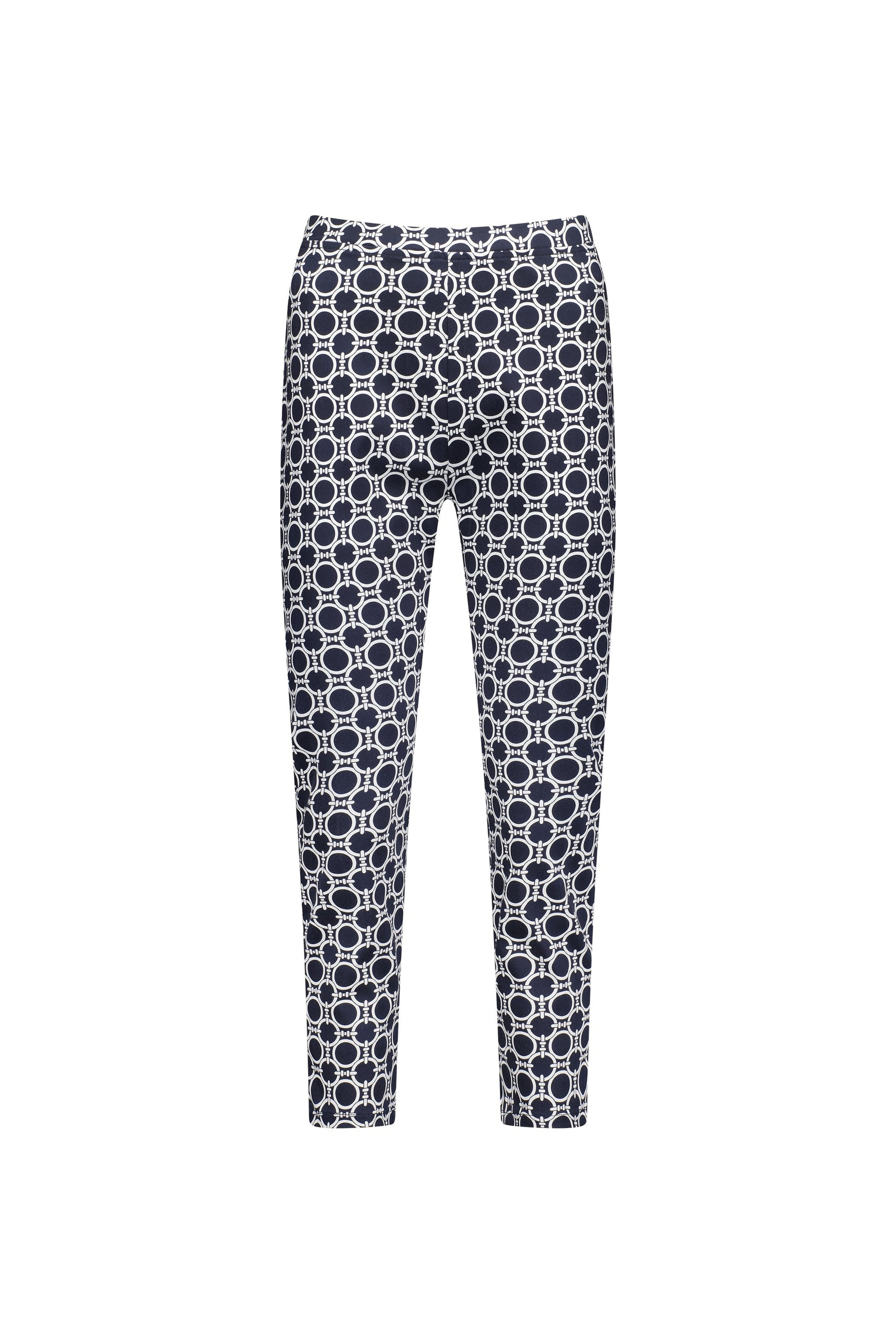 271LW Arlo - Printed Skinny Leg 7/8 Length Lightweight Pull On - Vassalli