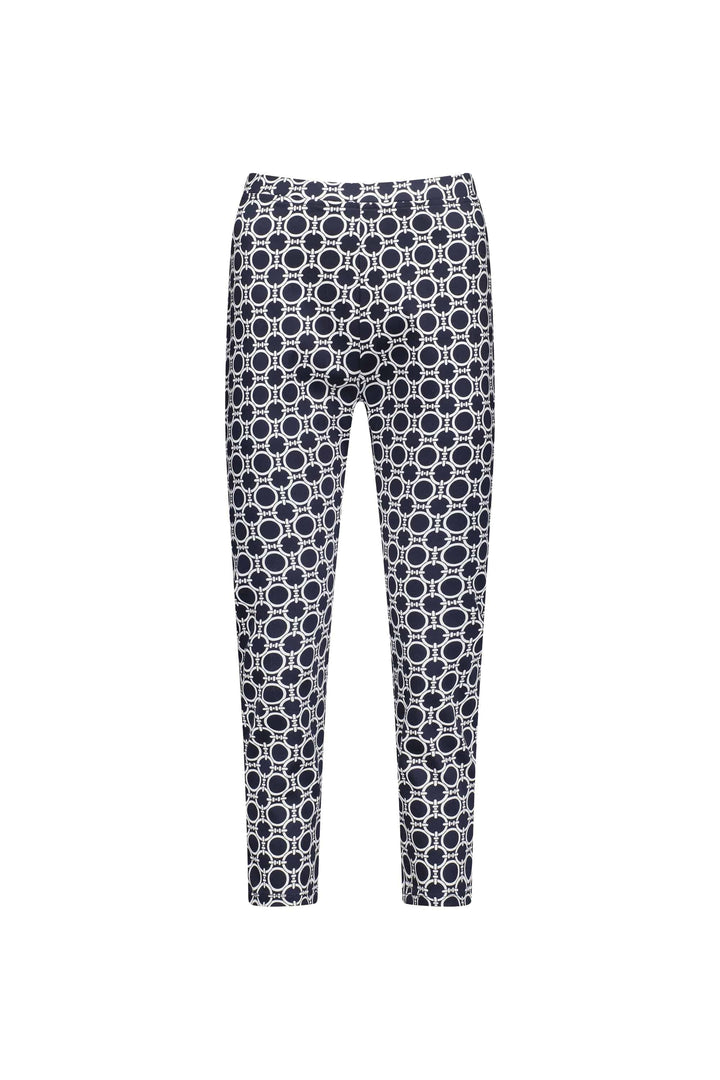 271LW Arlo - Printed Skinny Leg 7/8 Length Lightweight Pull-On - Vassalli