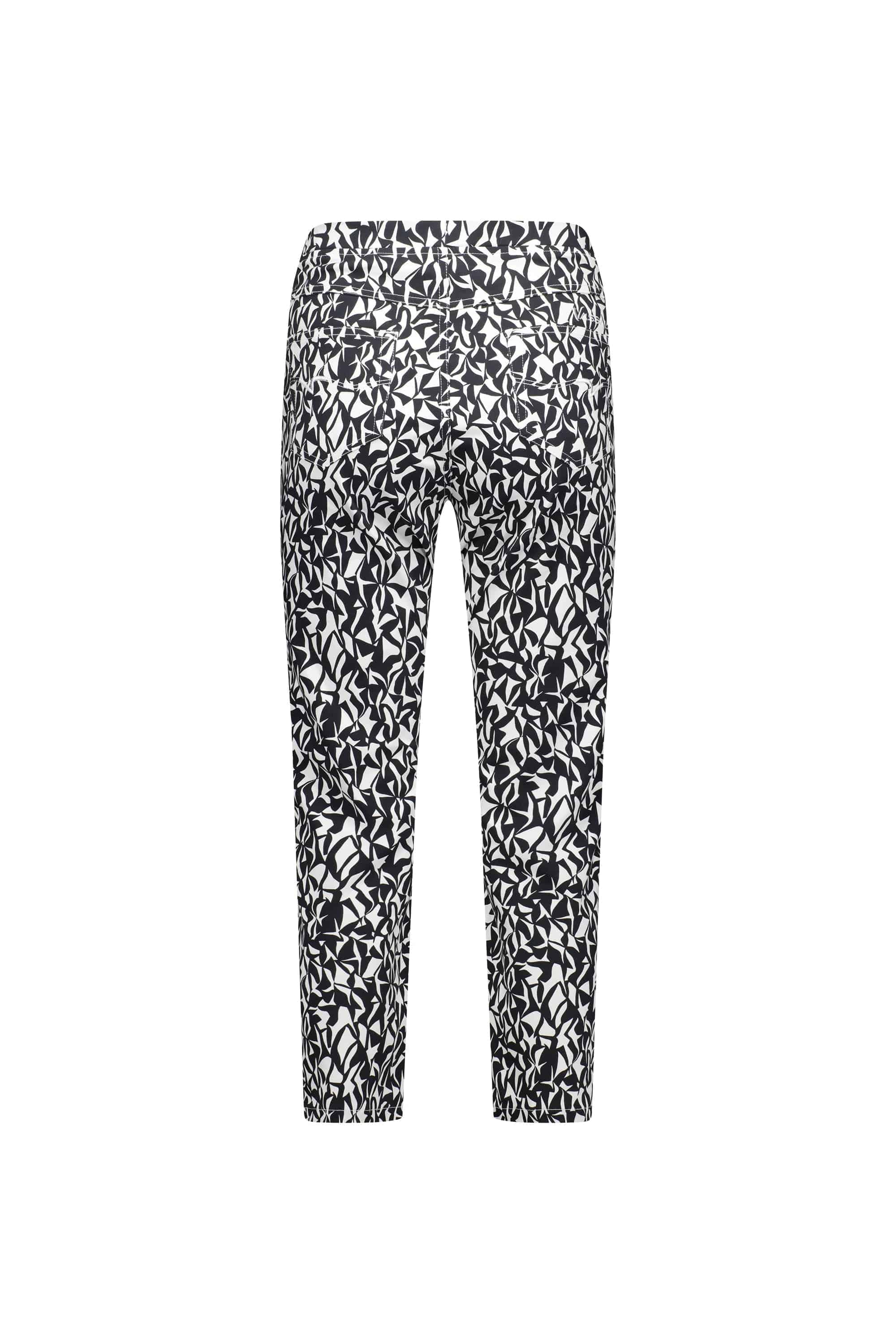 274LW Accent - Printed Slim Leg 7/8 Length Lightweight Pull-On - Vassalli