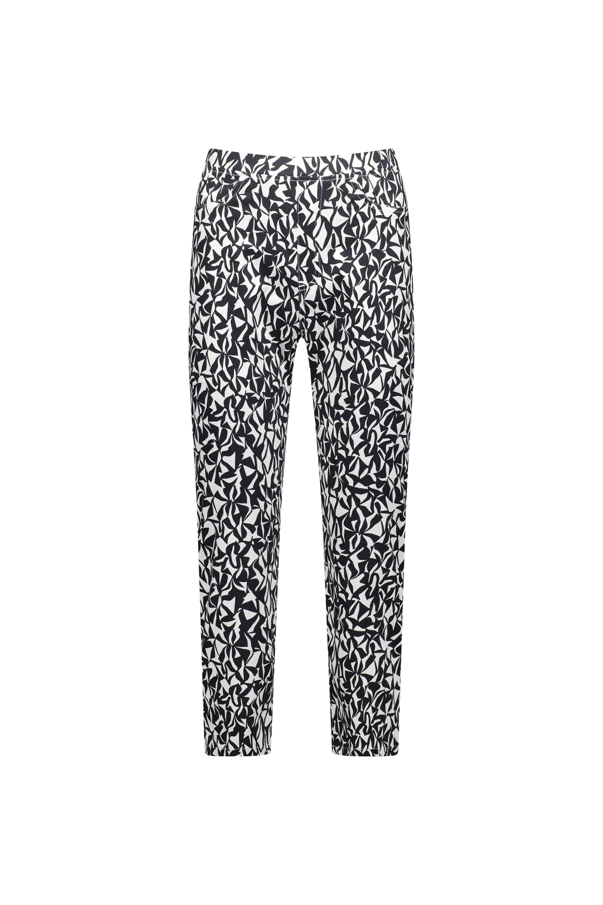 274LW Accent - Printed Slim Leg 7/8 Length Lightweight Pull-On - Vassalli