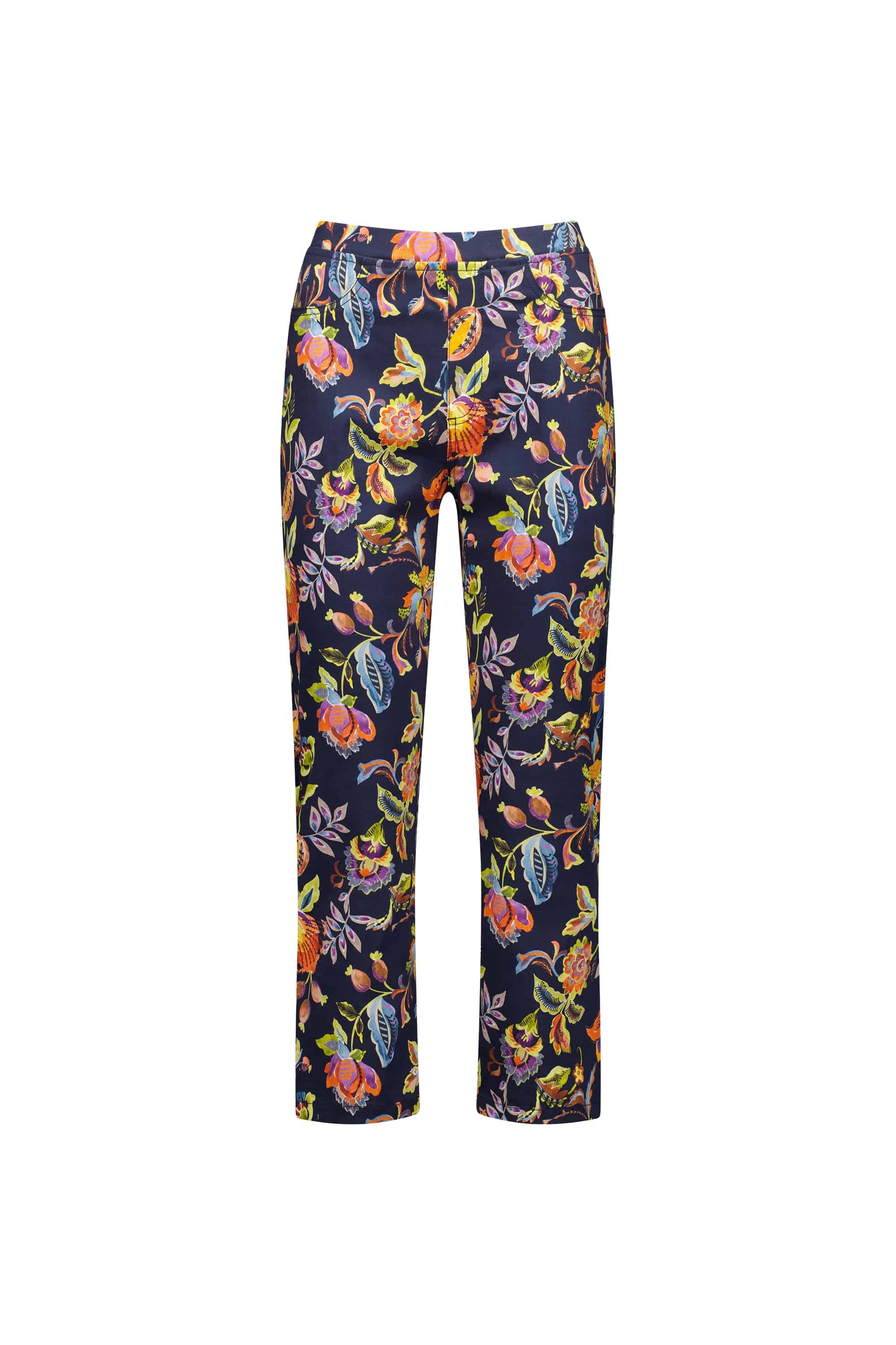 274LW Brazil - Printed Slim Leg 7/8 Length Lightweight Pull-On - Vassalli