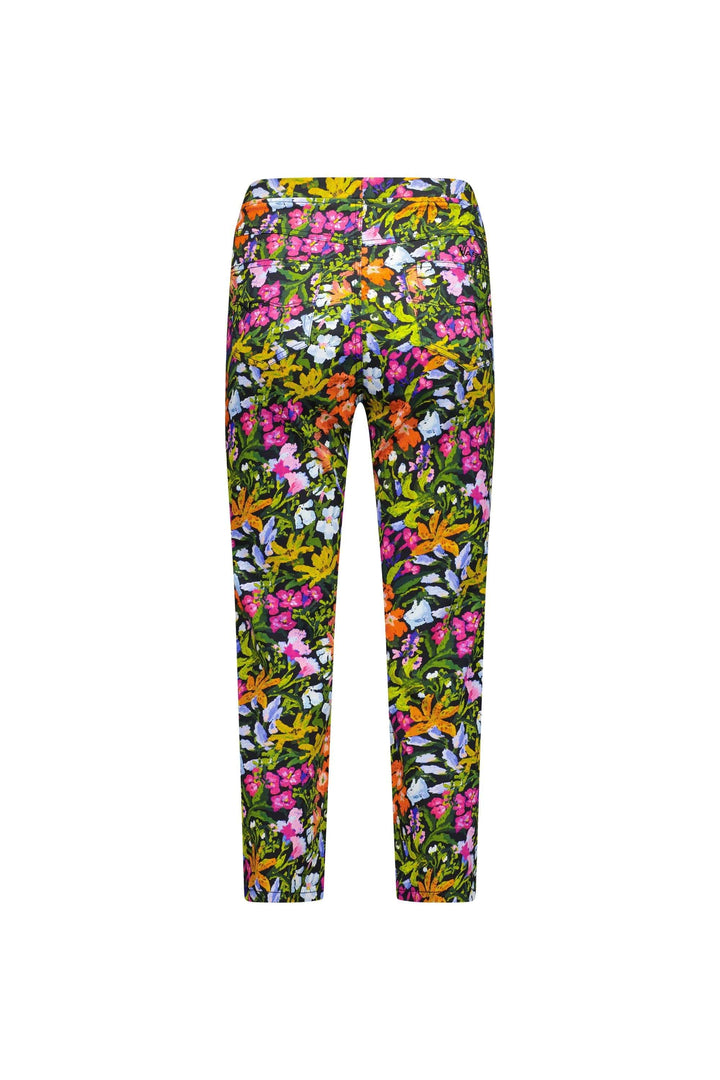 274LW Lola - Printed Slim Leg 7/8 Length Lightweight Pull-On - Vassalli
