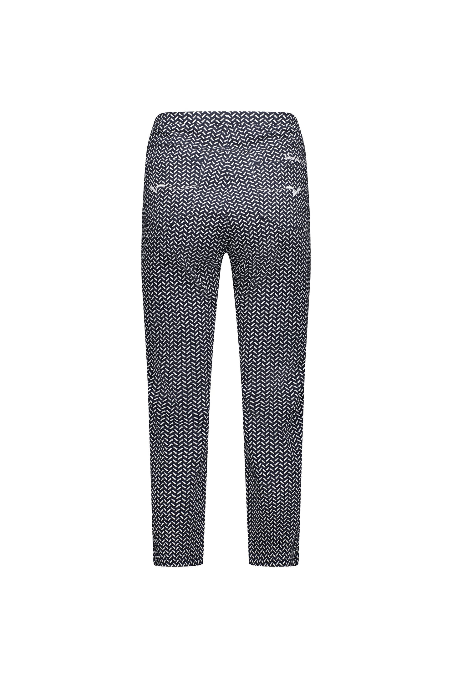 274LW Nori - Printed Slim Leg 7/8 Length Lightweight Pull-On - Vassalli