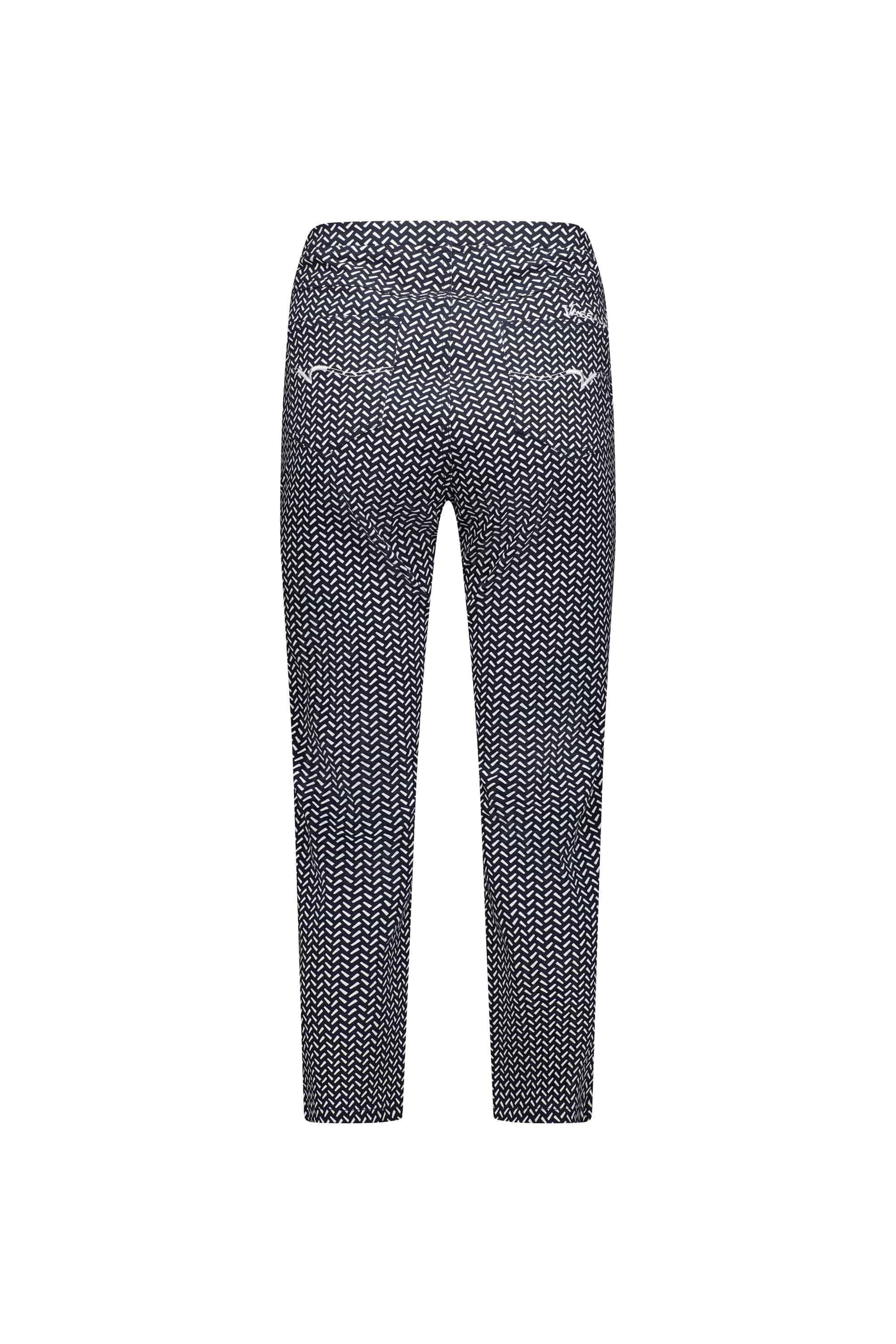 274LW Nori - Printed Slim Leg 7/8 Length Lightweight Pull-On - Vassalli