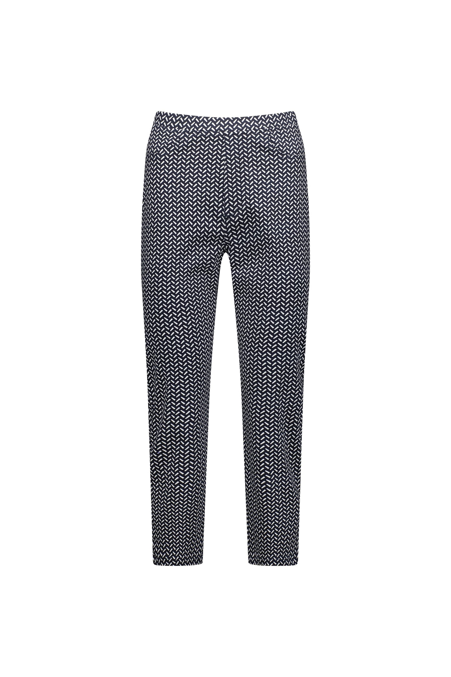 274LW Nori - Printed Slim Leg 7/8 Length Lightweight Pull-On - Vassalli