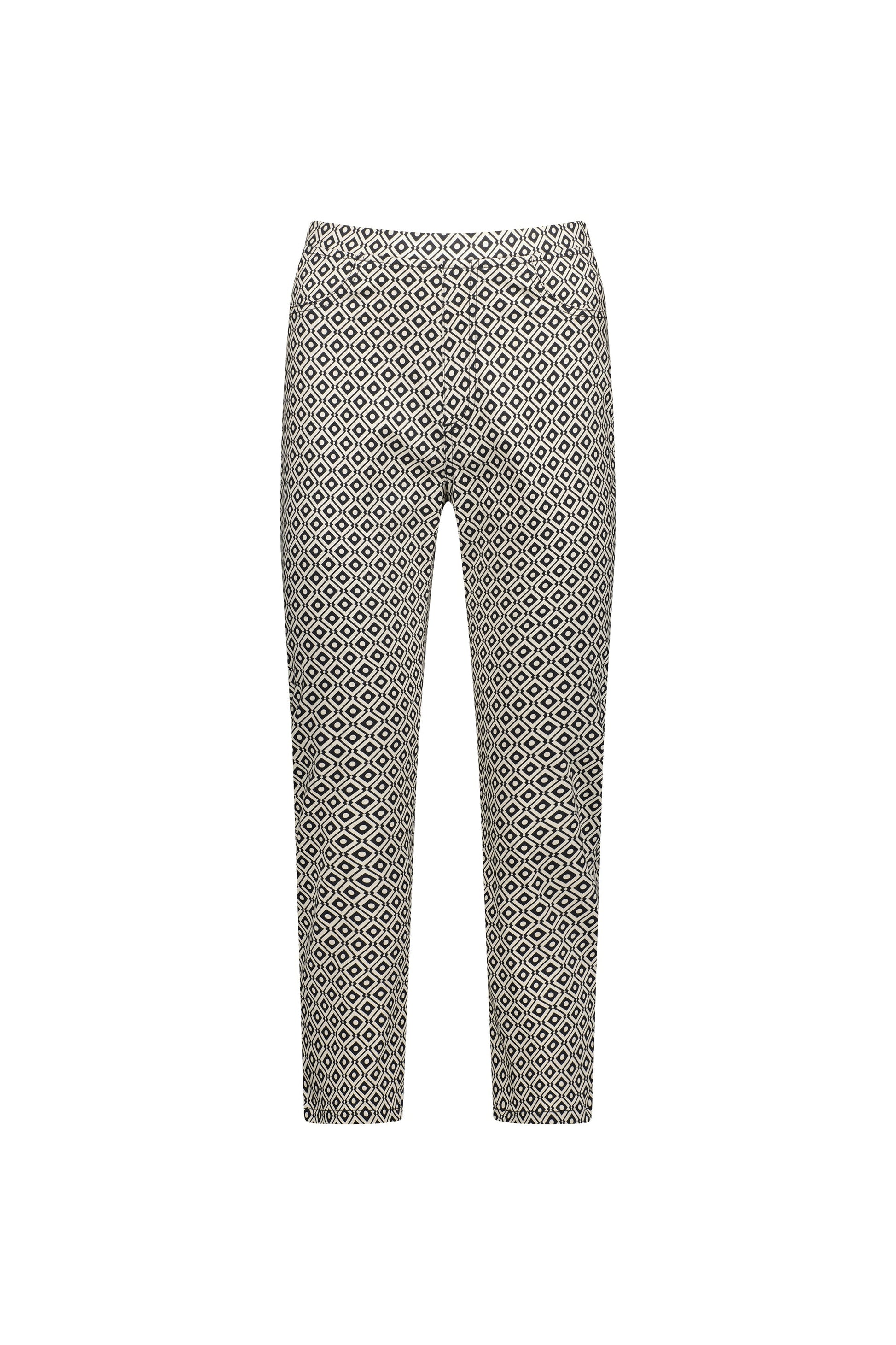 274LW Sahara - Printed Slim Leg 7/8 Length Lightweight Pull-On - Vassalli