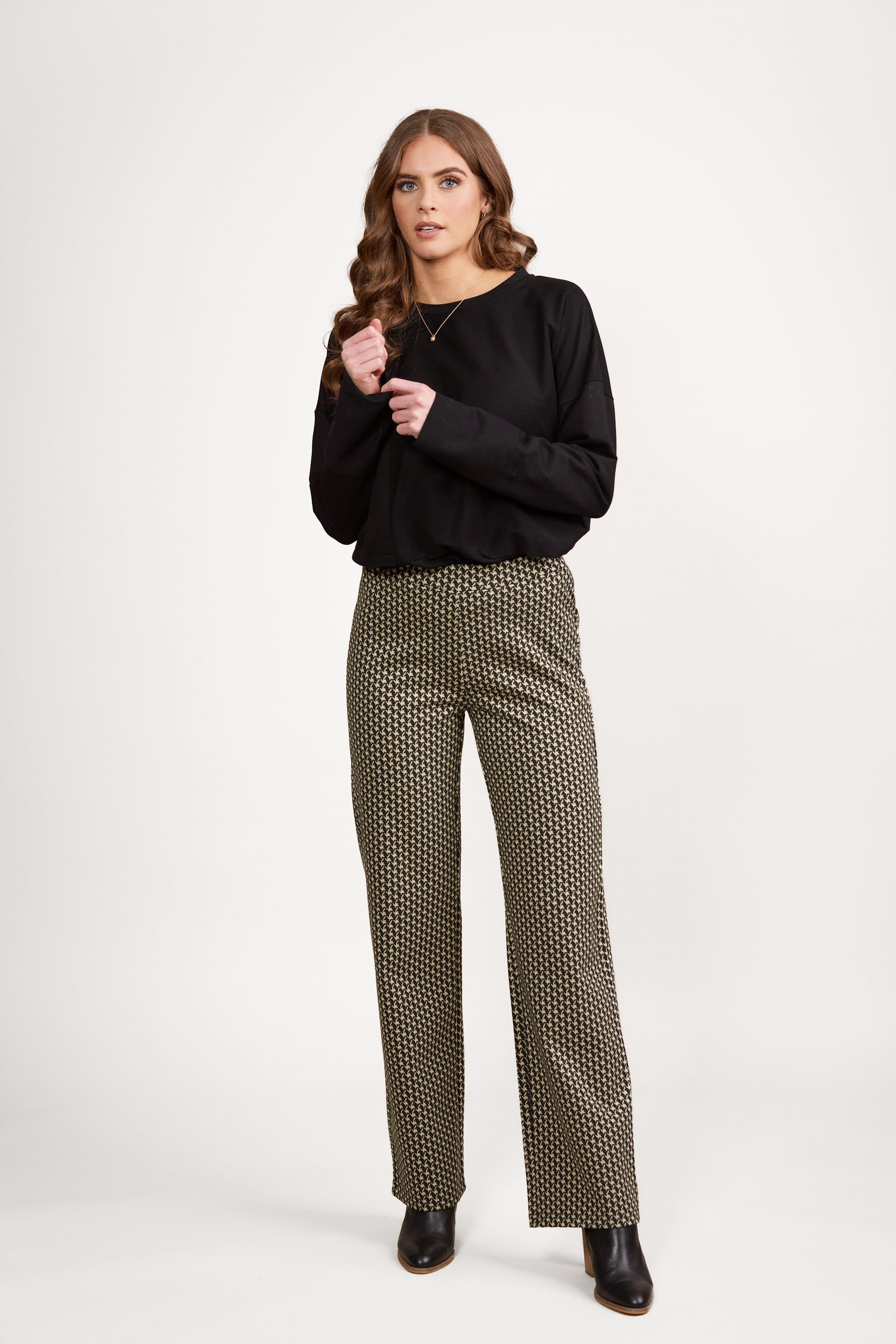 295 St Ives - Wide Leg Full Length Pull On - Vassalli