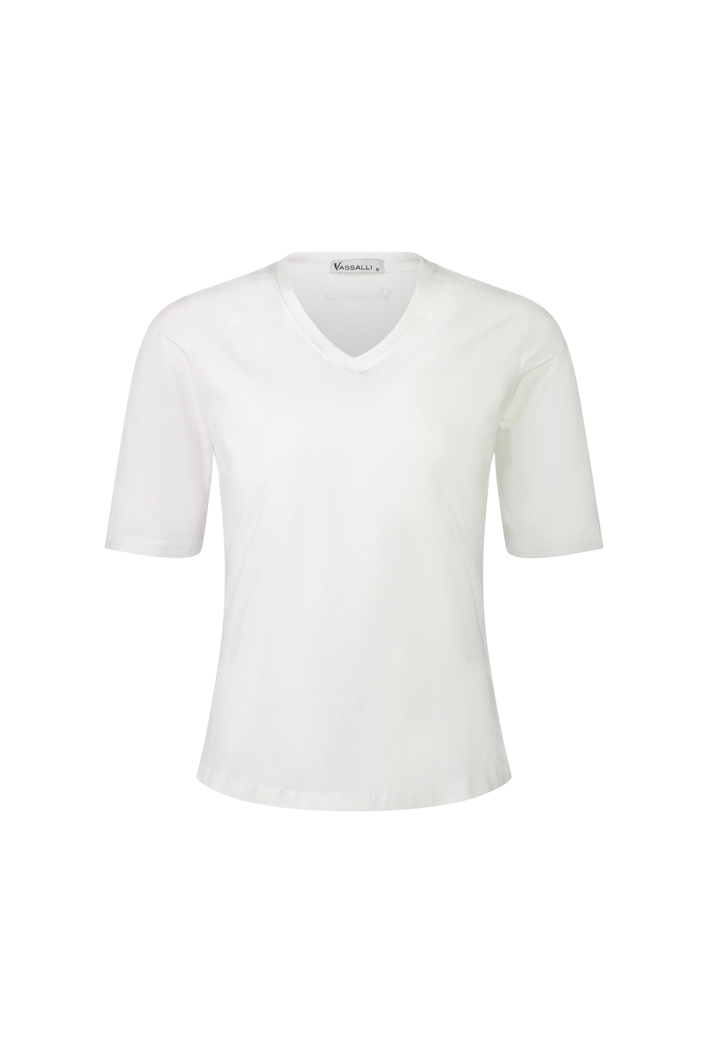 3333 White - V-Neck Tee - Vassalli