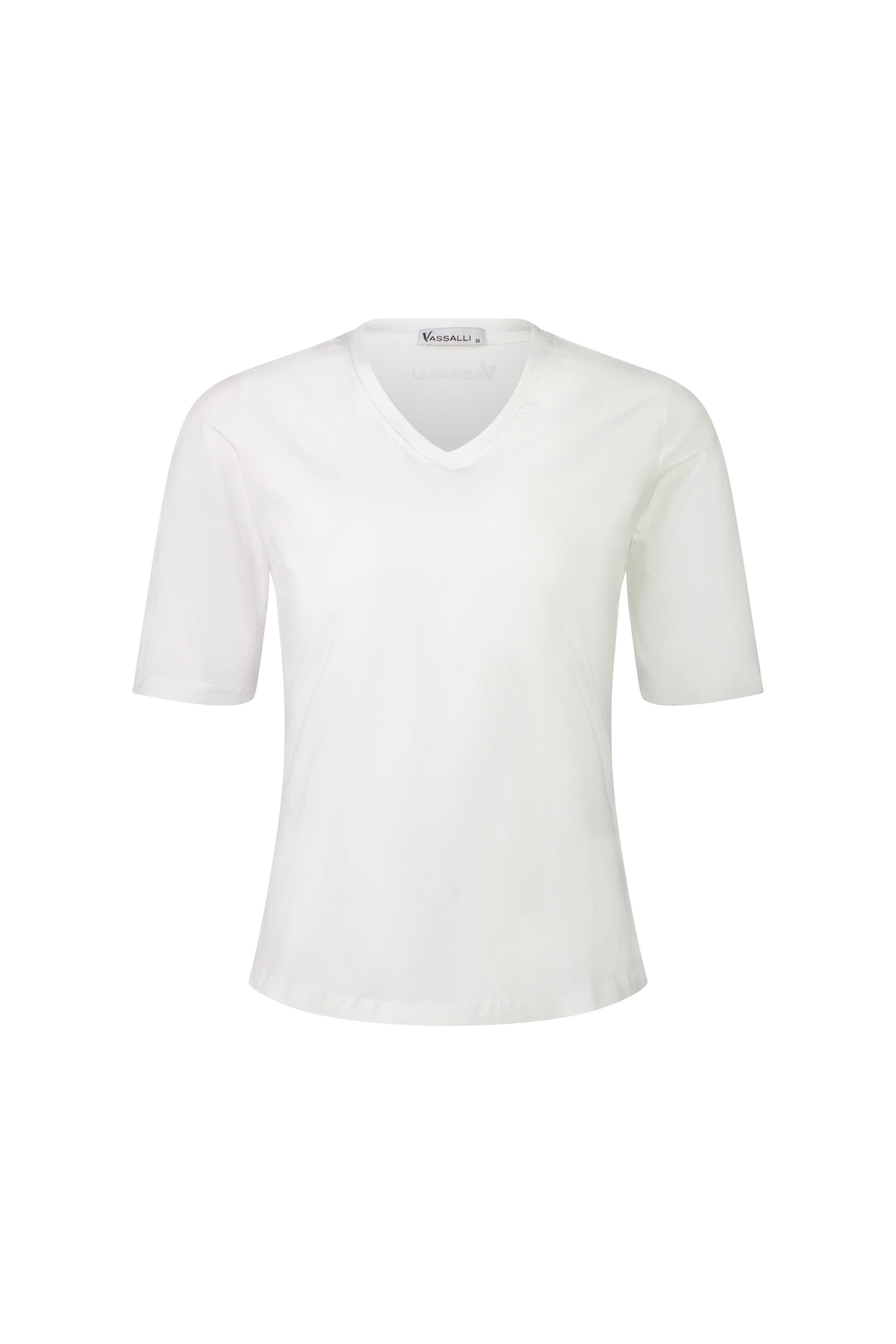 3333 White - V-Neck Tee - Vassalli