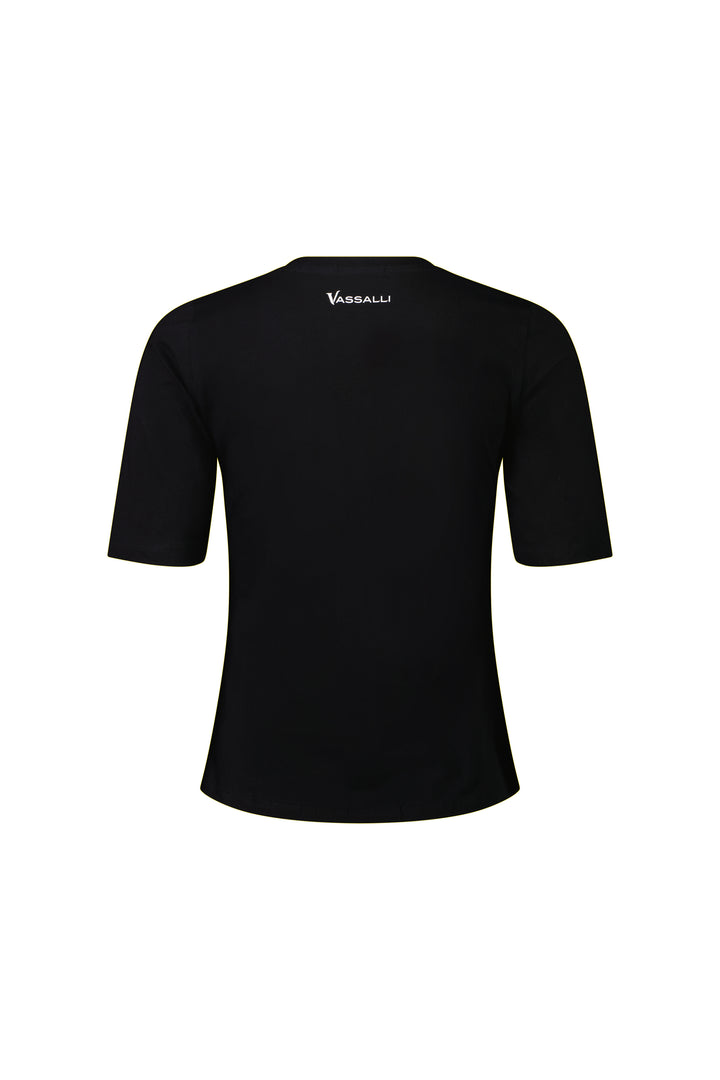 3333 Black - V-Neck Tee - Vassalli