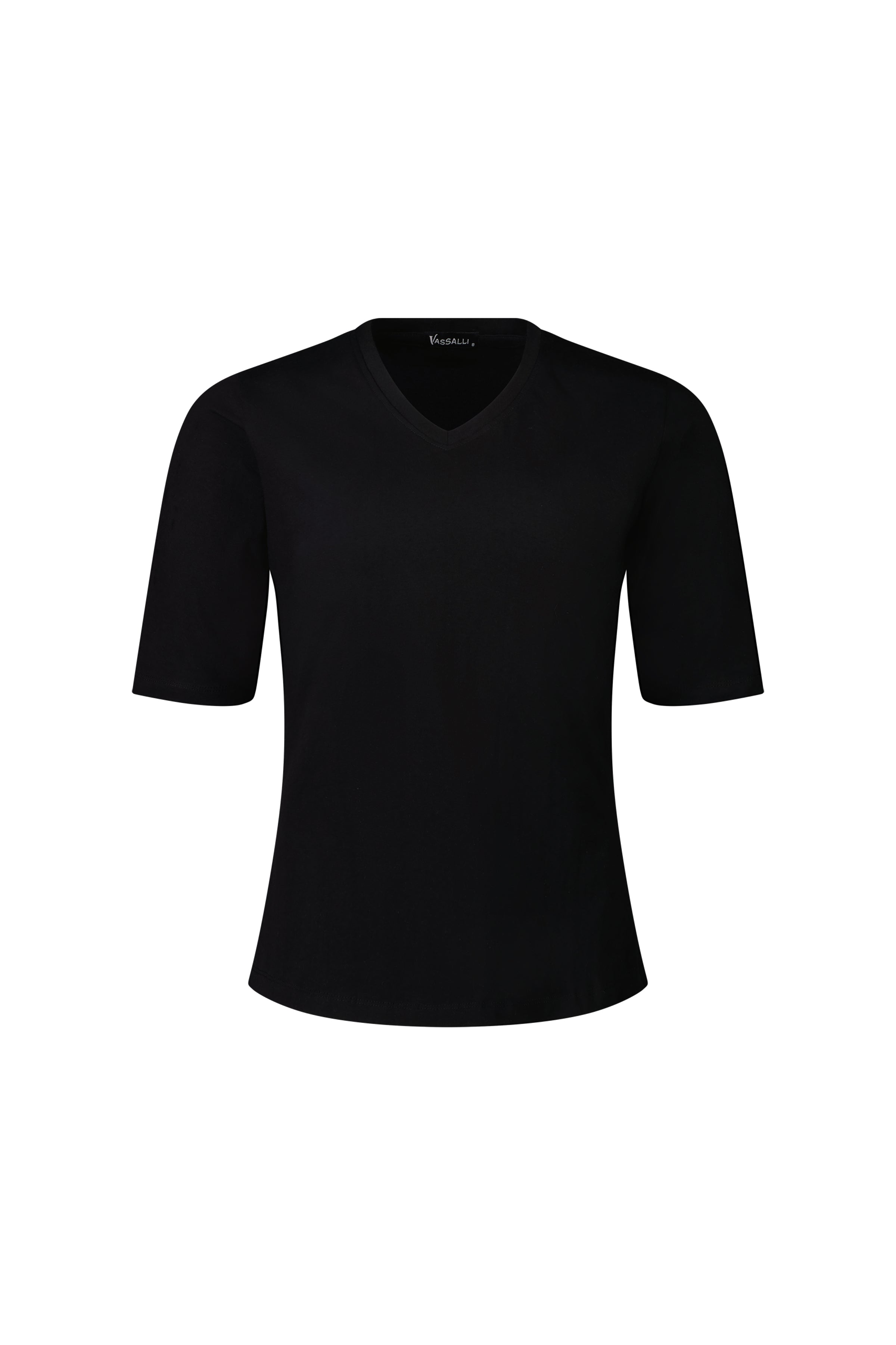 3333 Black - V-Neck Tee - Vassalli