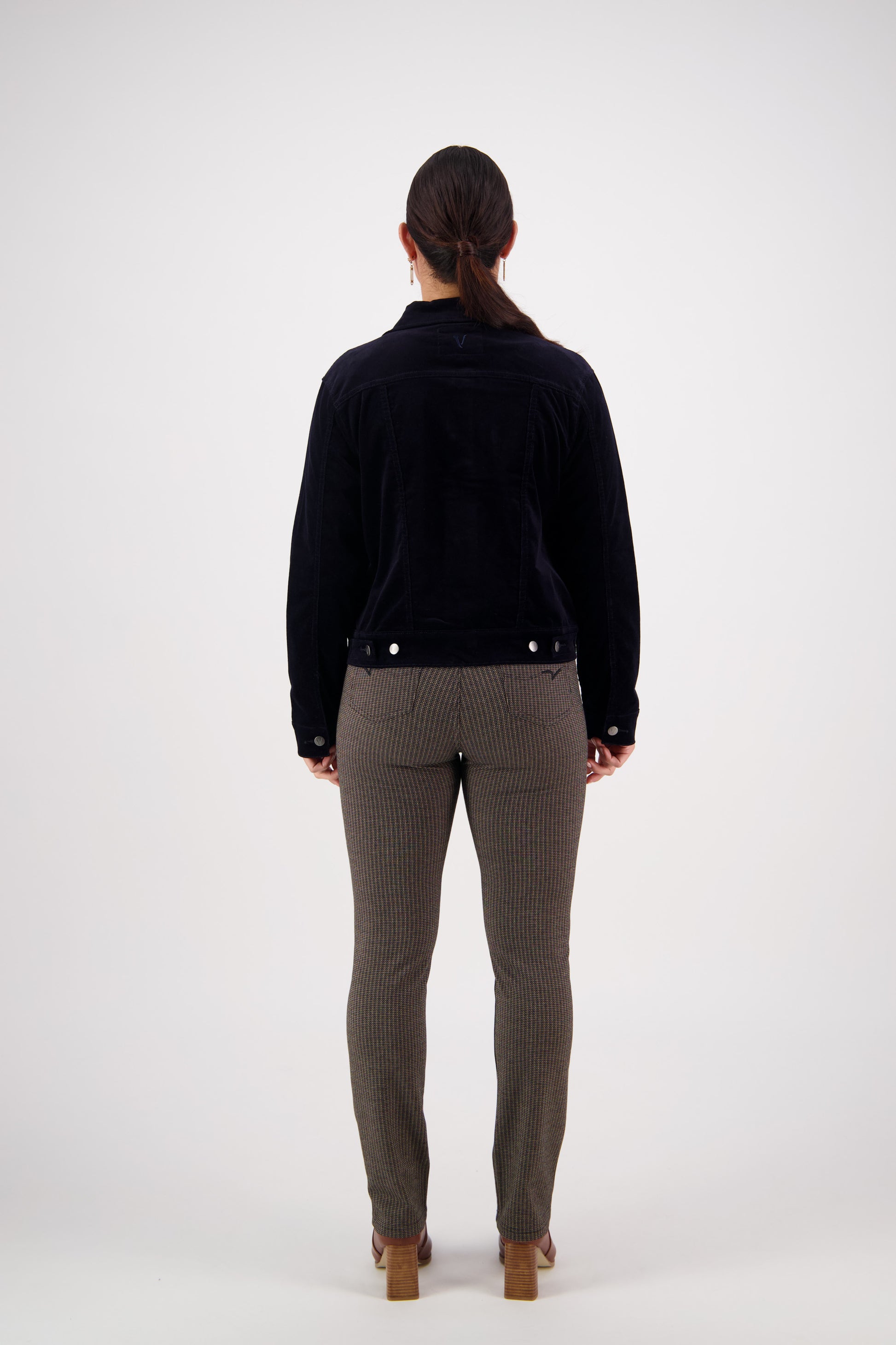 4051M Midnight - Pinwale Cord Denim Jacket - Vassalli