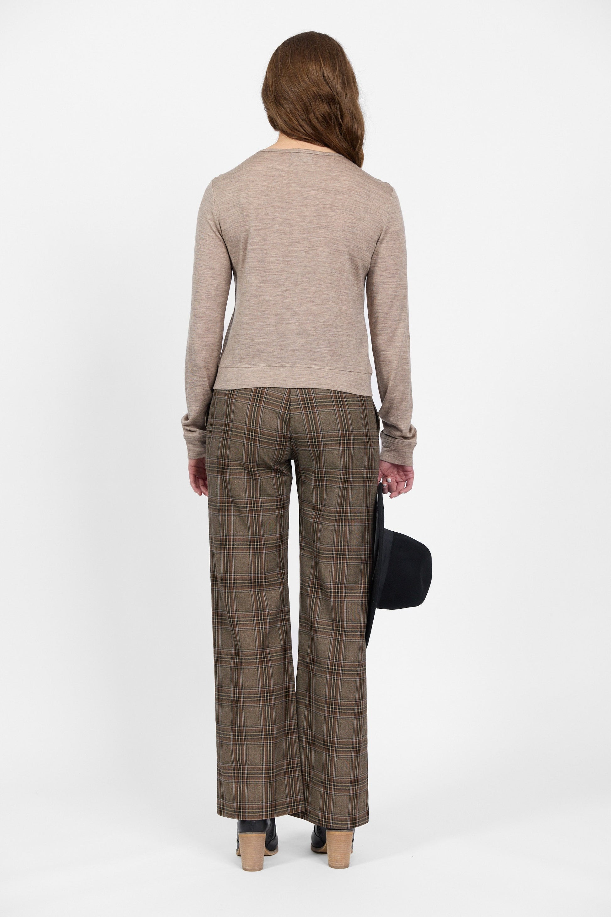 4147 Twig - 100% Merino Cropped Cardi - Vassalli