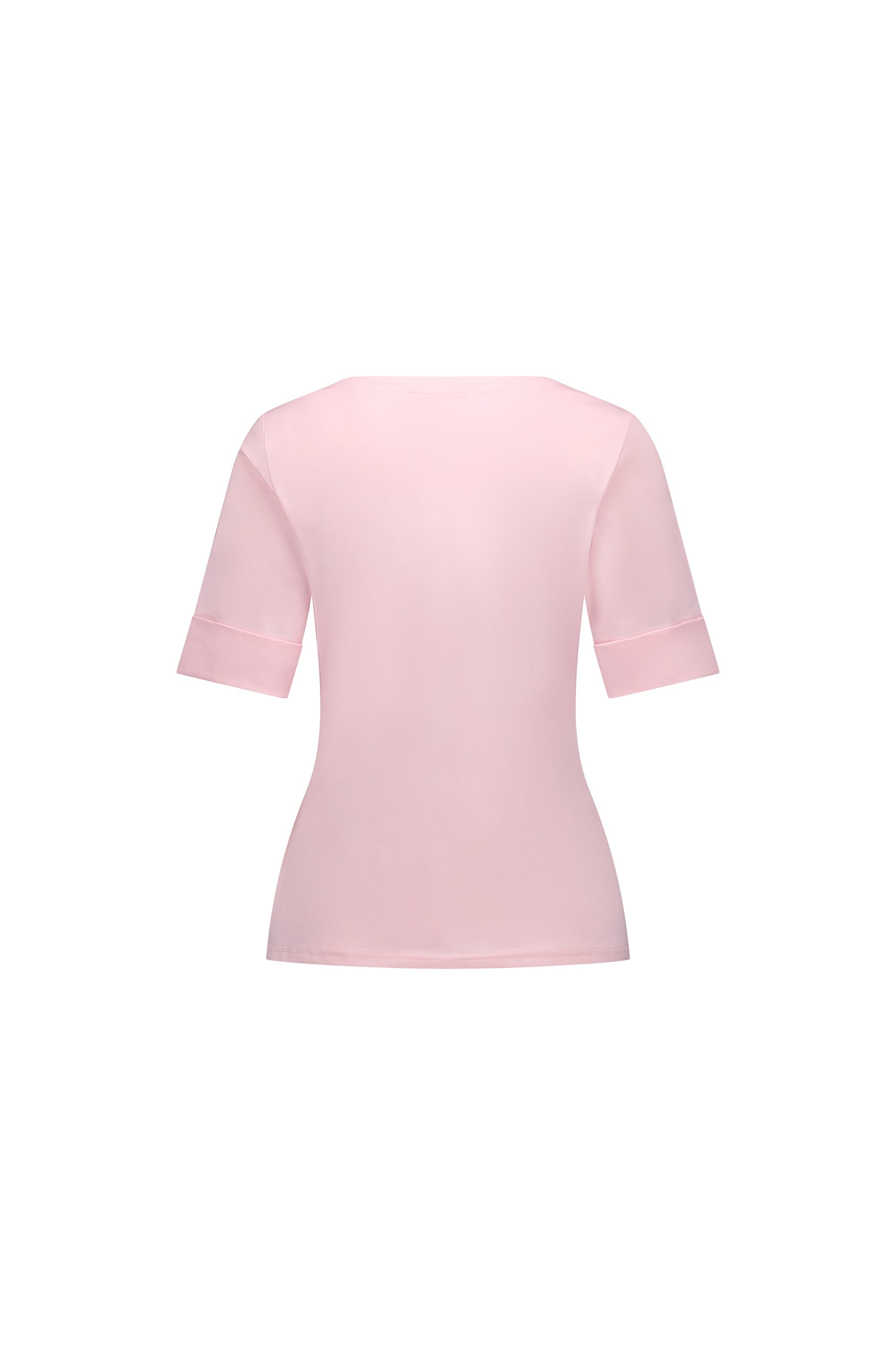 4262 Light Pink - Boat Neck Top - Vassalli