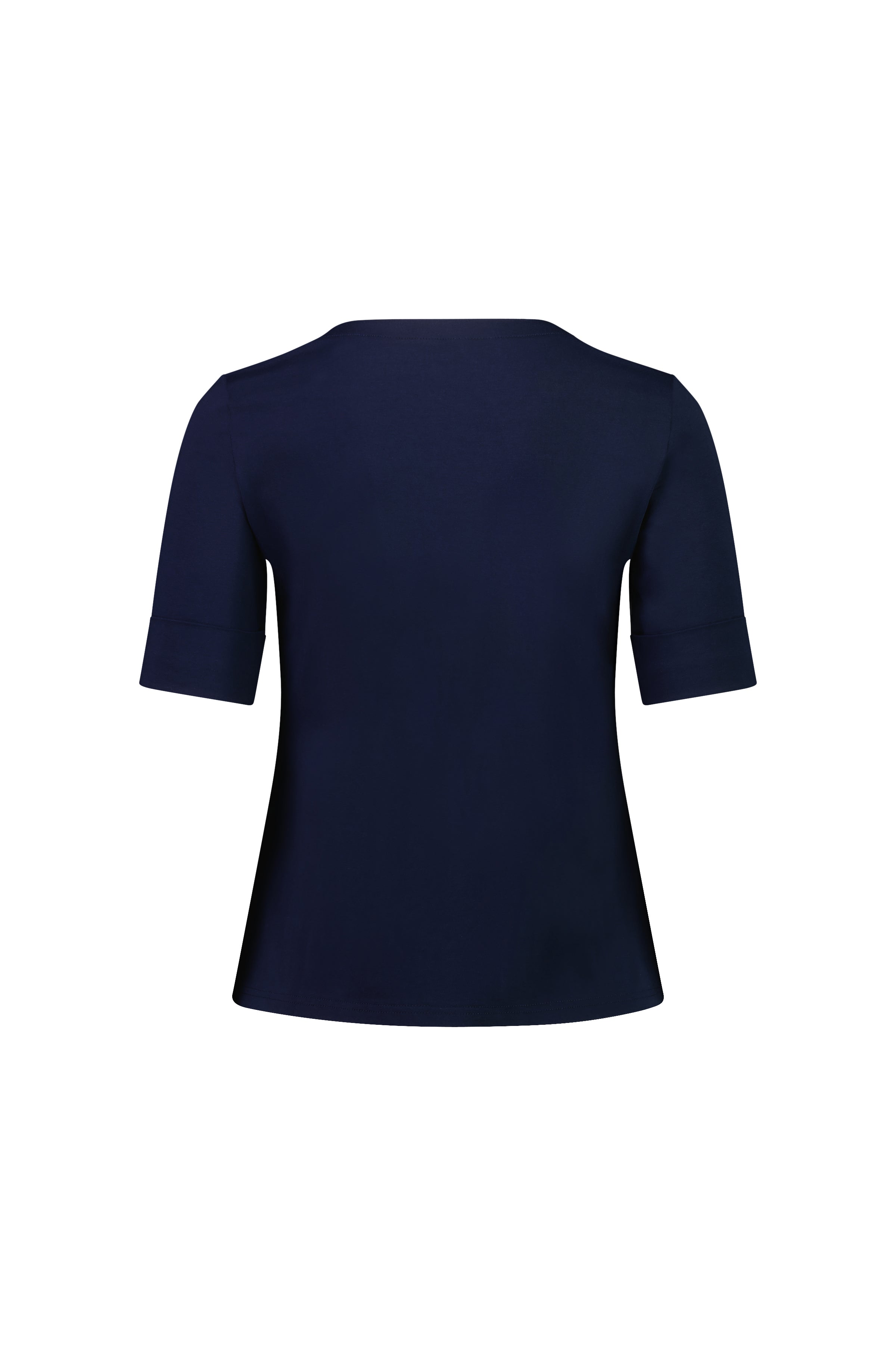 4264 Navy - V Neck Top - Vassalli