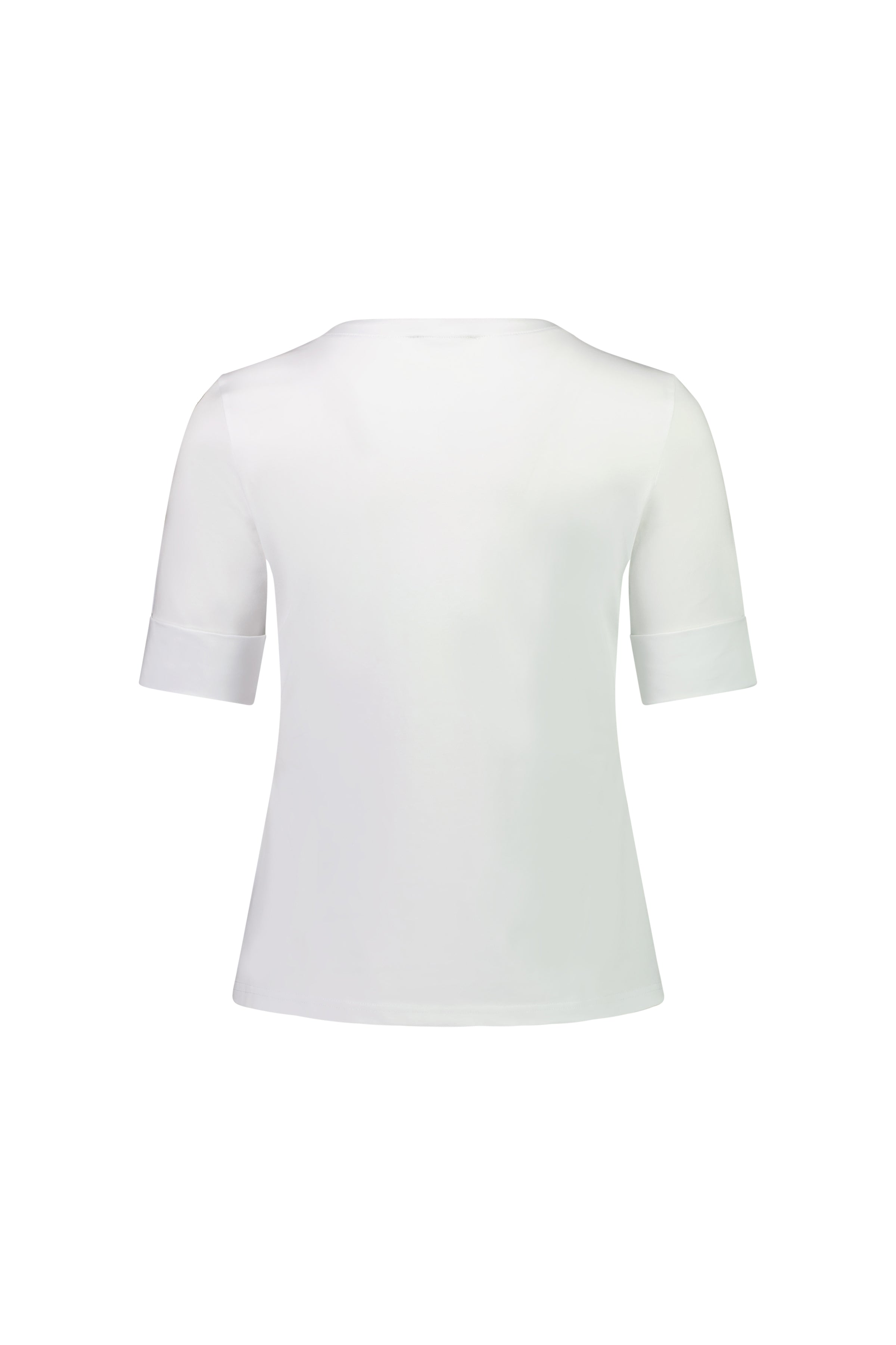 4264 White - V Neck Top - Vassalli