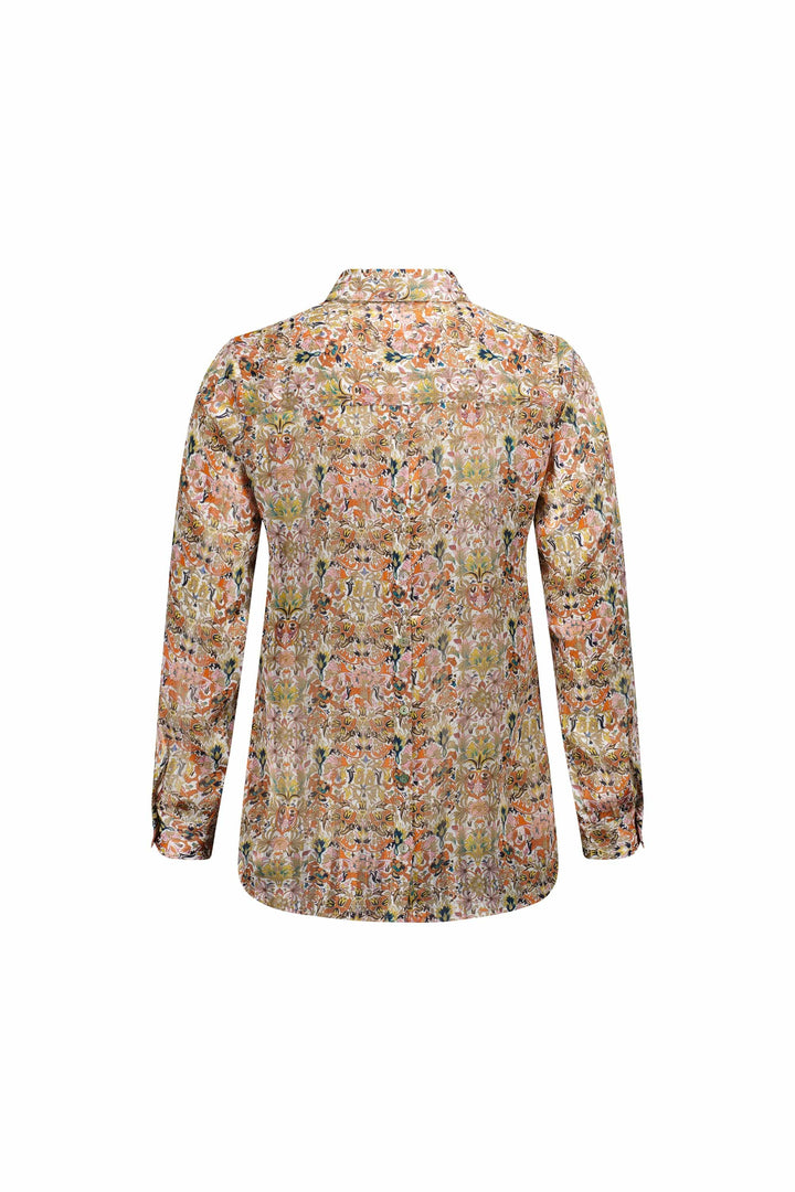 4308 Eden - Long Sleeve Shirt with Button Placket Back - Vassalli